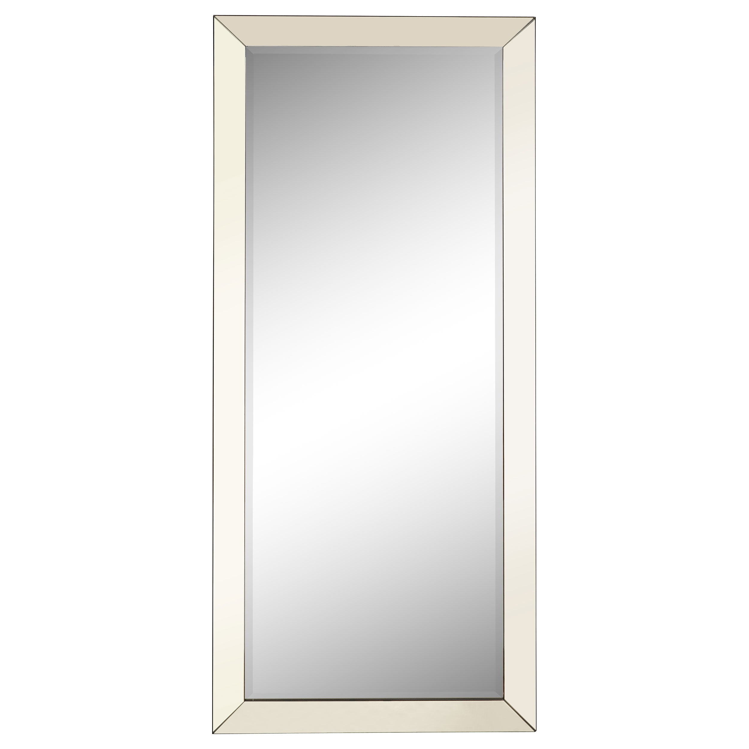 Barnett 30 x 70 Inch  Length Floor or Wall Mirror Silver