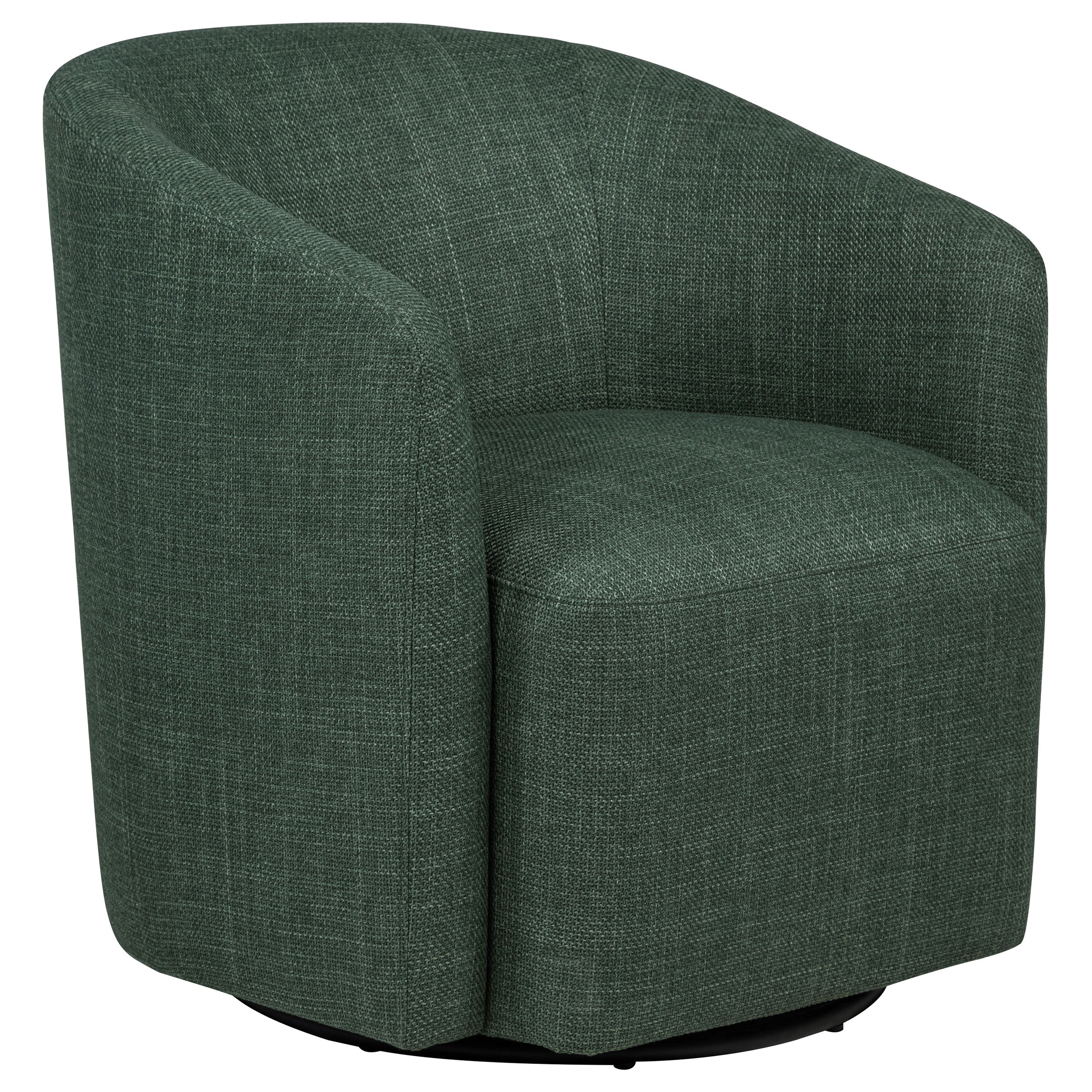 Mossbrook Fabric Upholstered Swivel Accent Chair
