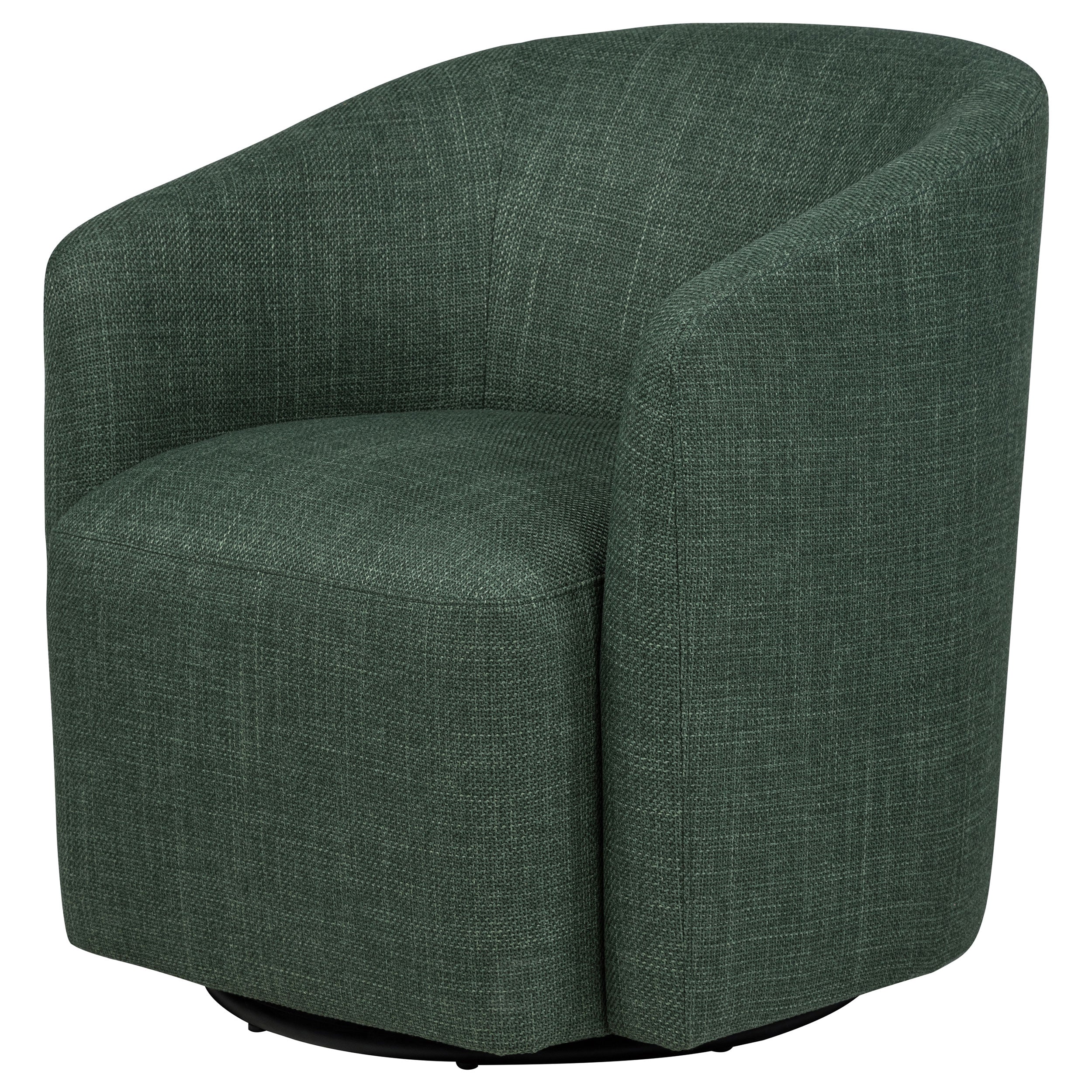 Mossbrook Fabric Upholstered Swivel Accent Chair