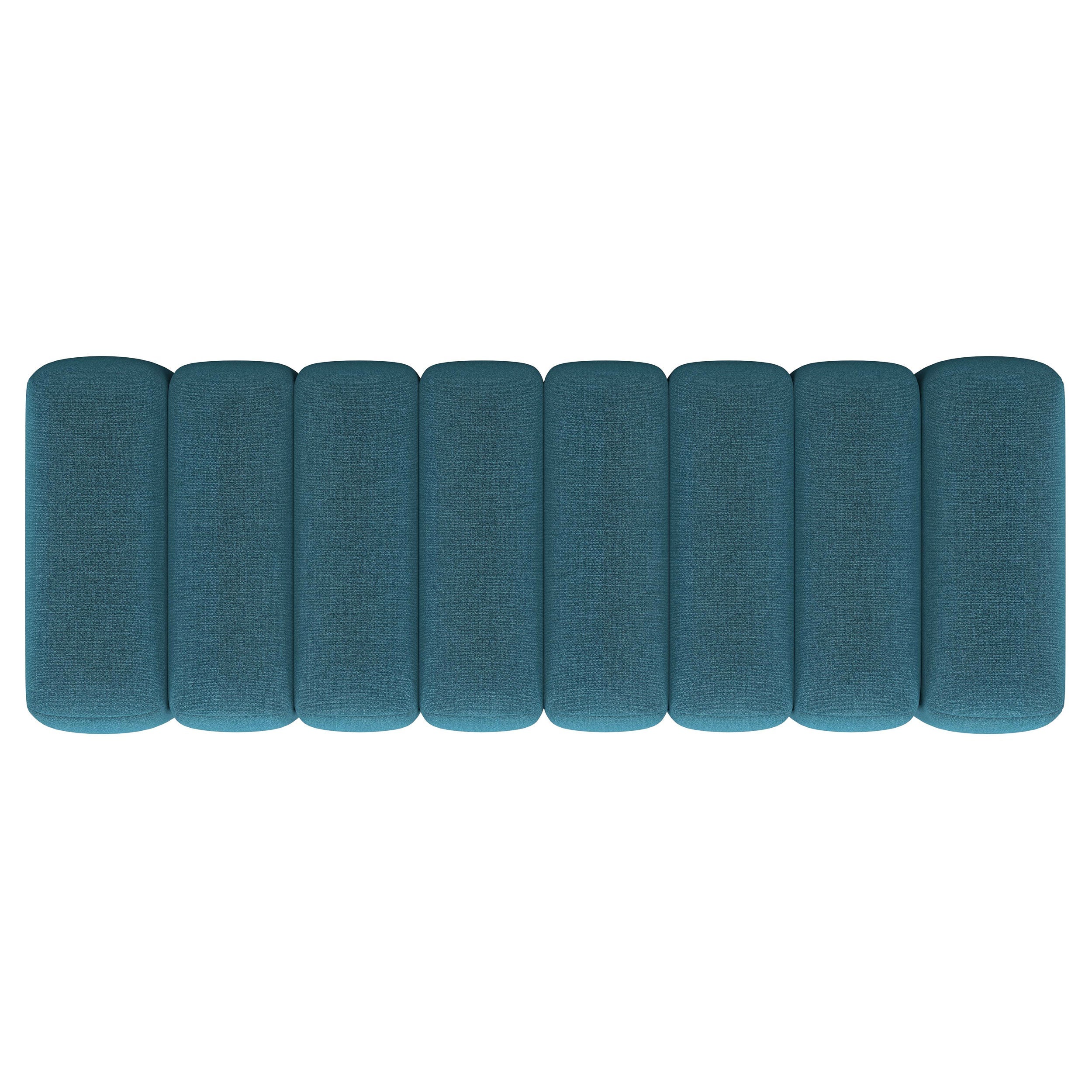 Summer Fabric Upholstered Tufted Accent Bench Charcoal