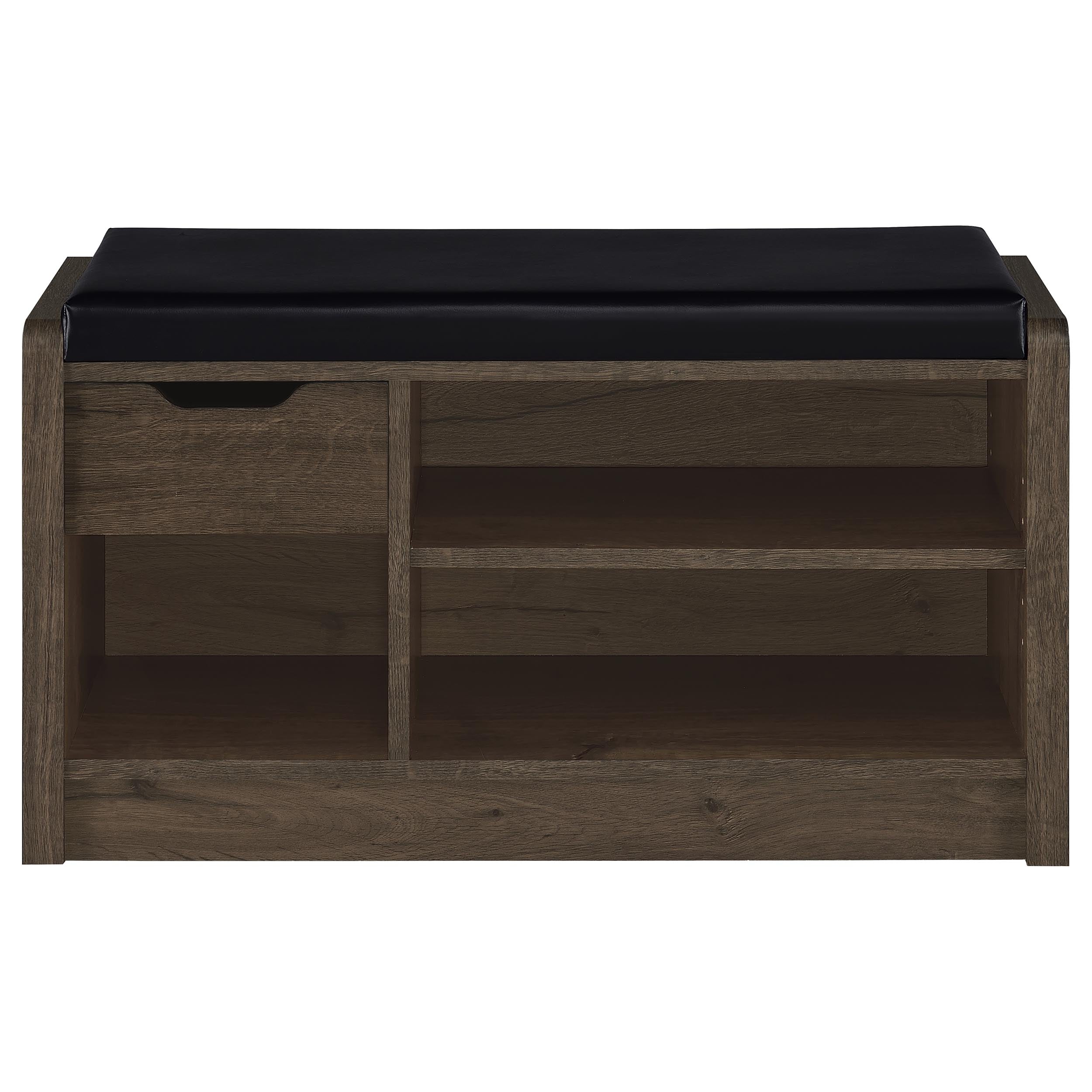 Arrington Storage Bench Black