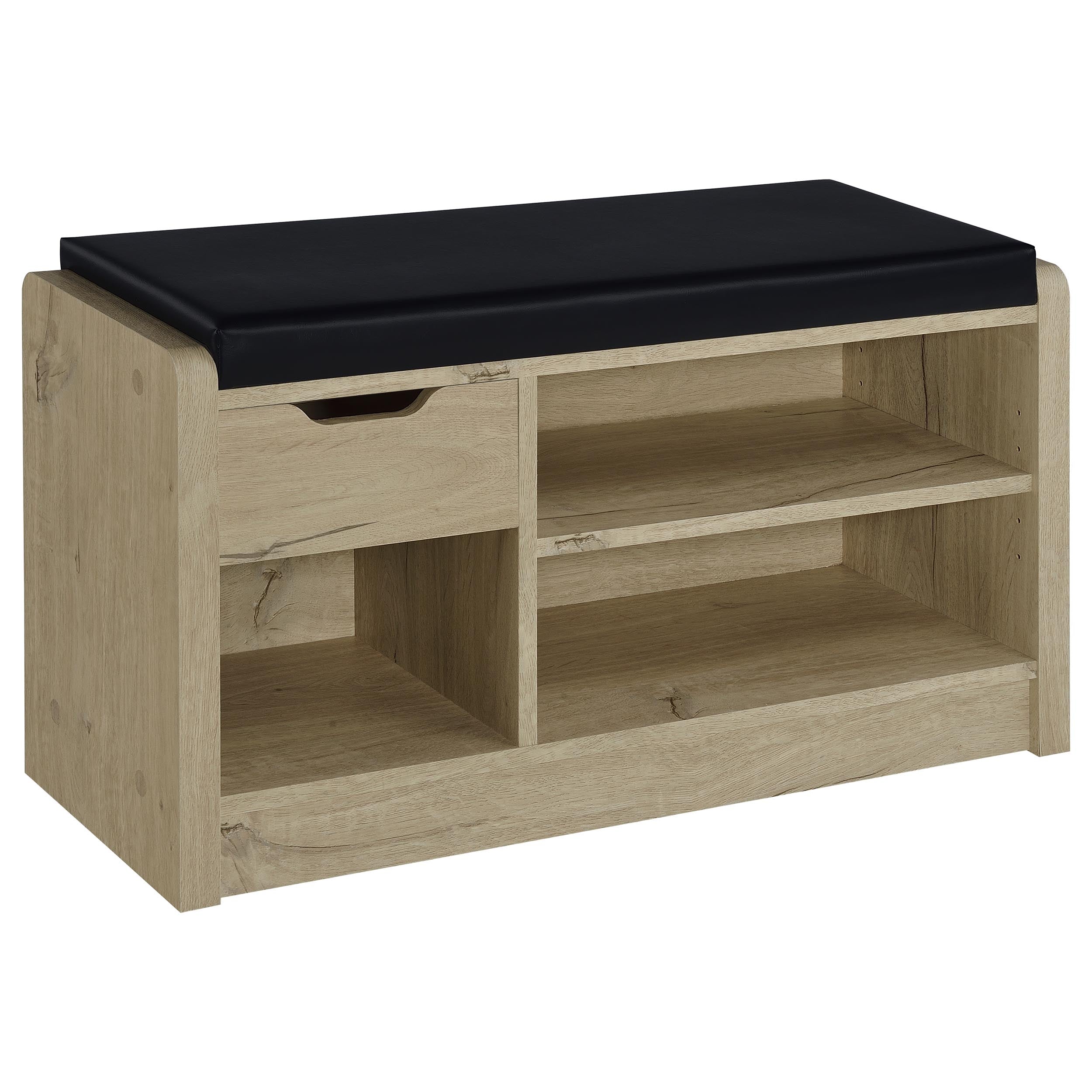 Arrington Storage Bench Black