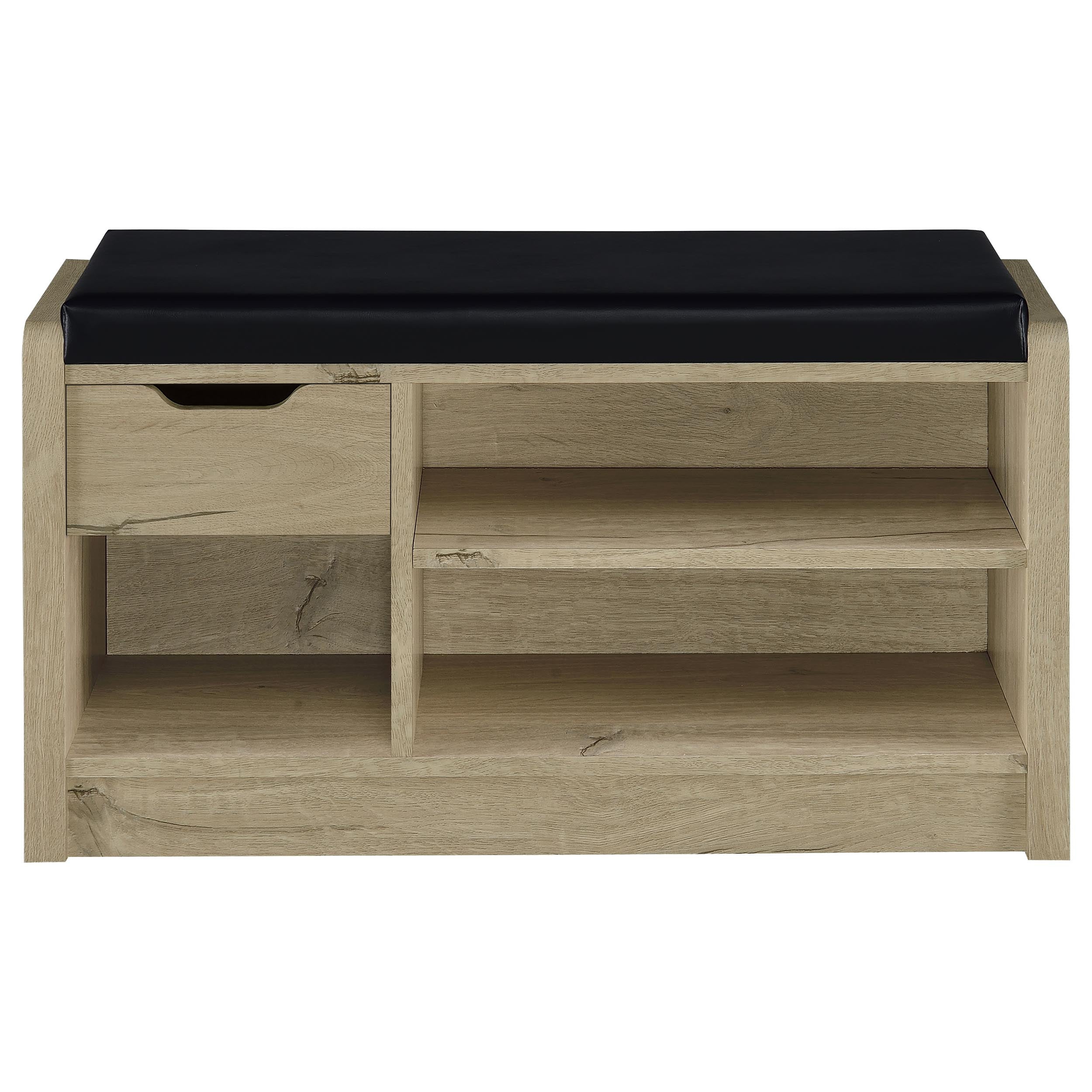 Arrington Storage Bench Black