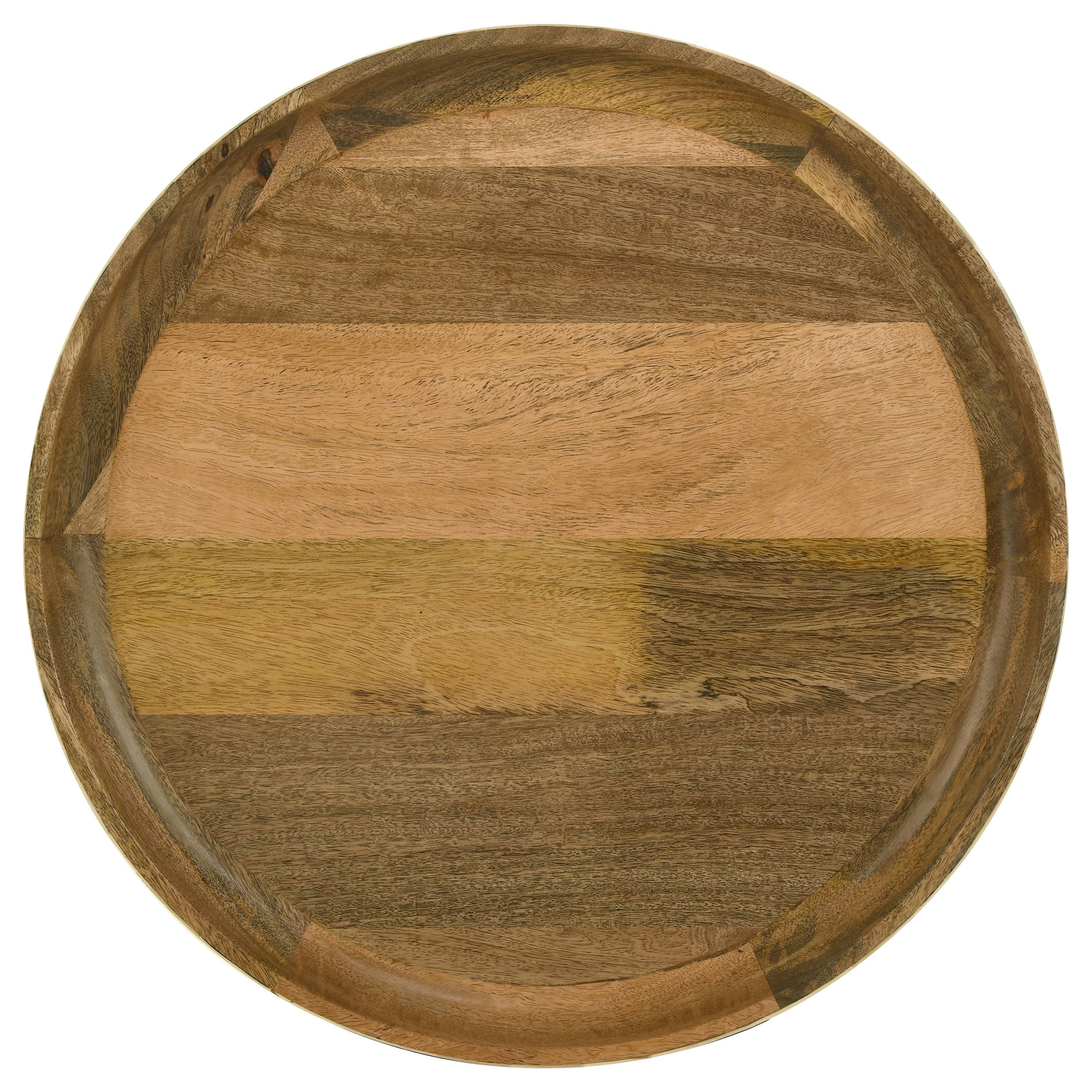 Ollie  Solid Wood Bone Inlay Nesting Table Natural