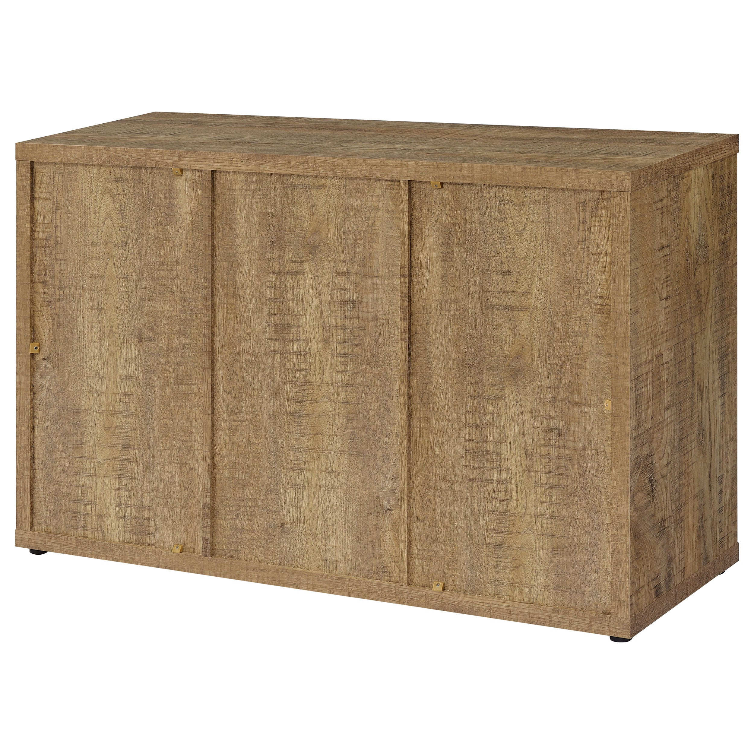 Pepita 2-door Engineered Wood Accent Cabinet Mango Brown