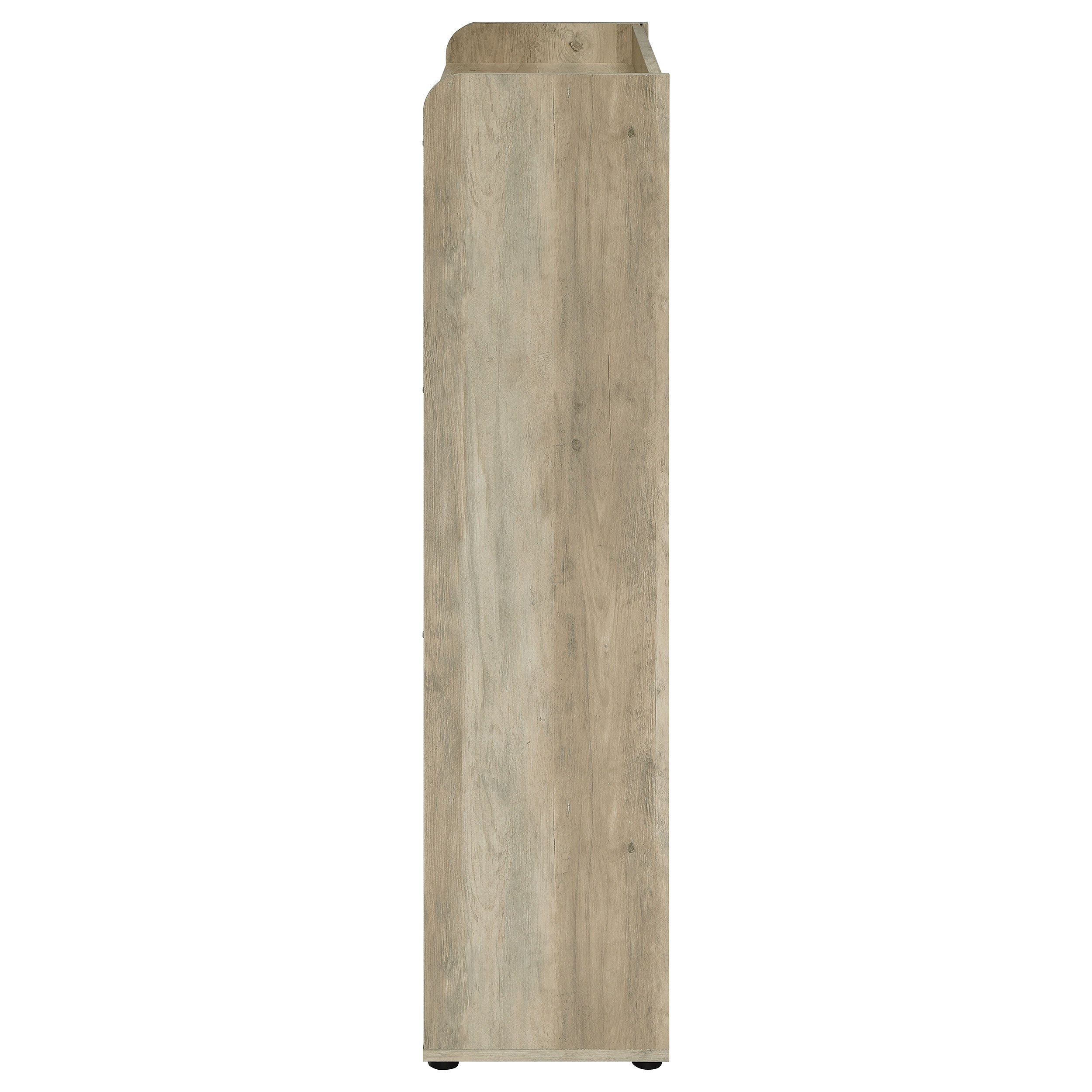 Denia 3-tier Engineered Wood Shoe Cabinet Grey