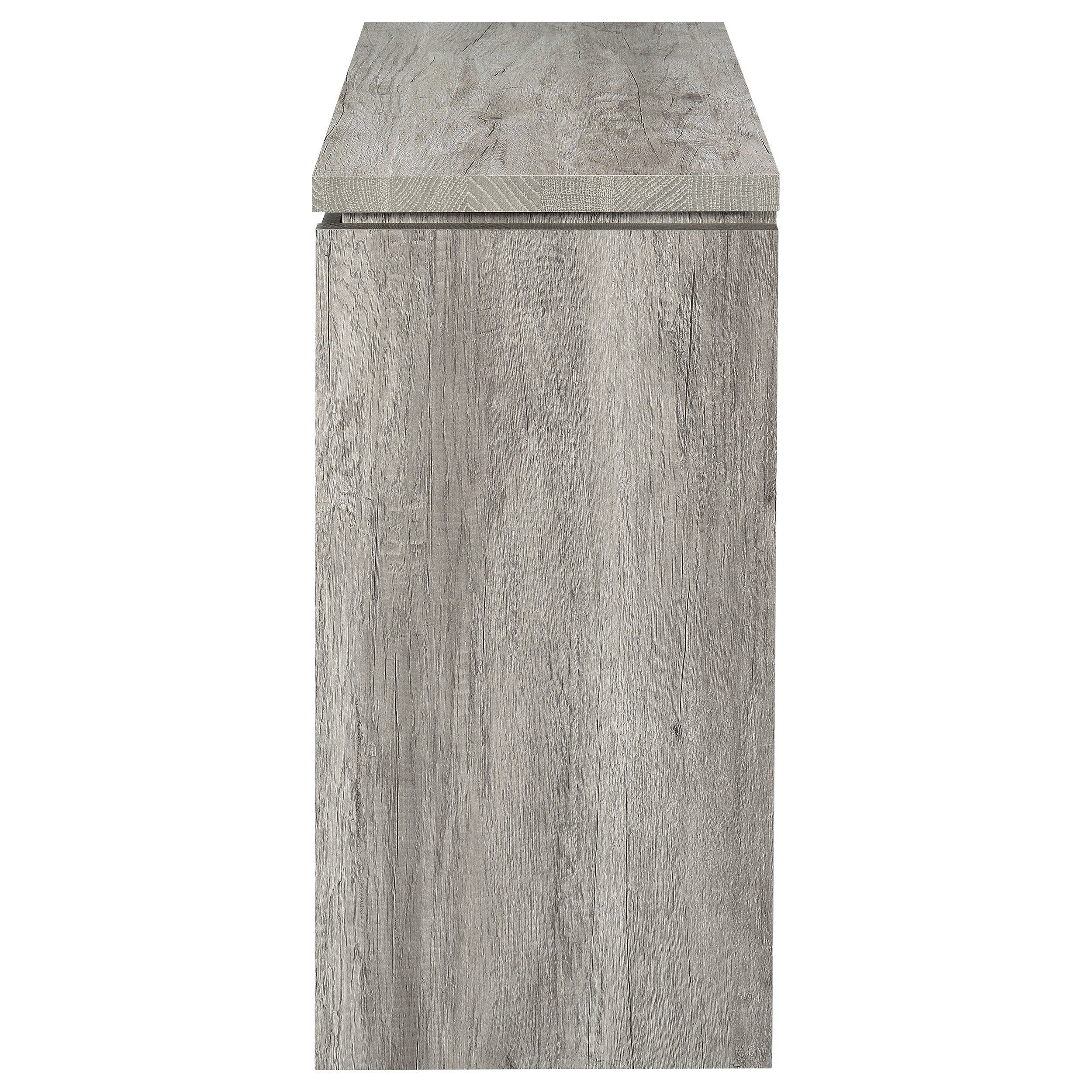 Alejo 2-door Engineered Wood Tall Cabinet Grey Driftwood