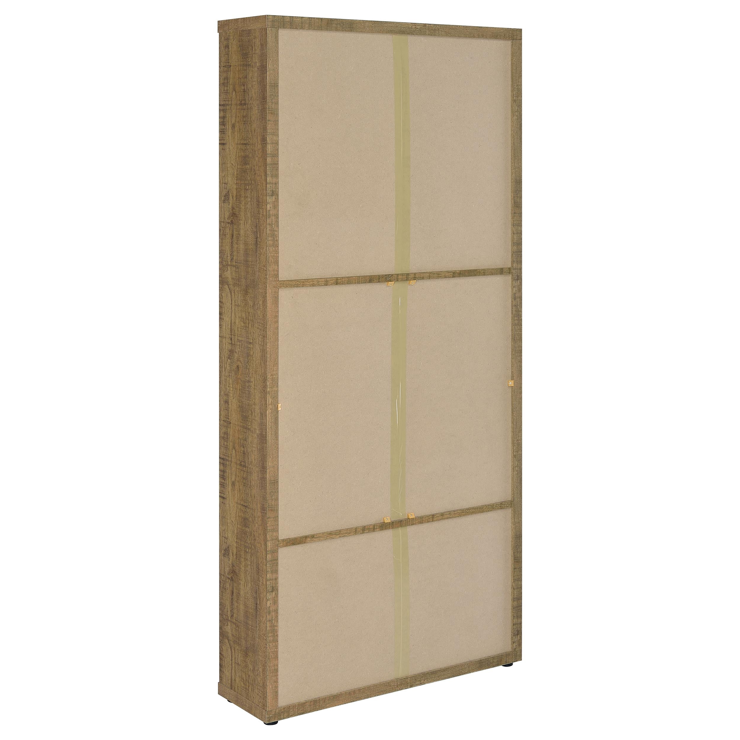Hawthorne 4-shelf Glass Door Tall Cabinet with Drawers