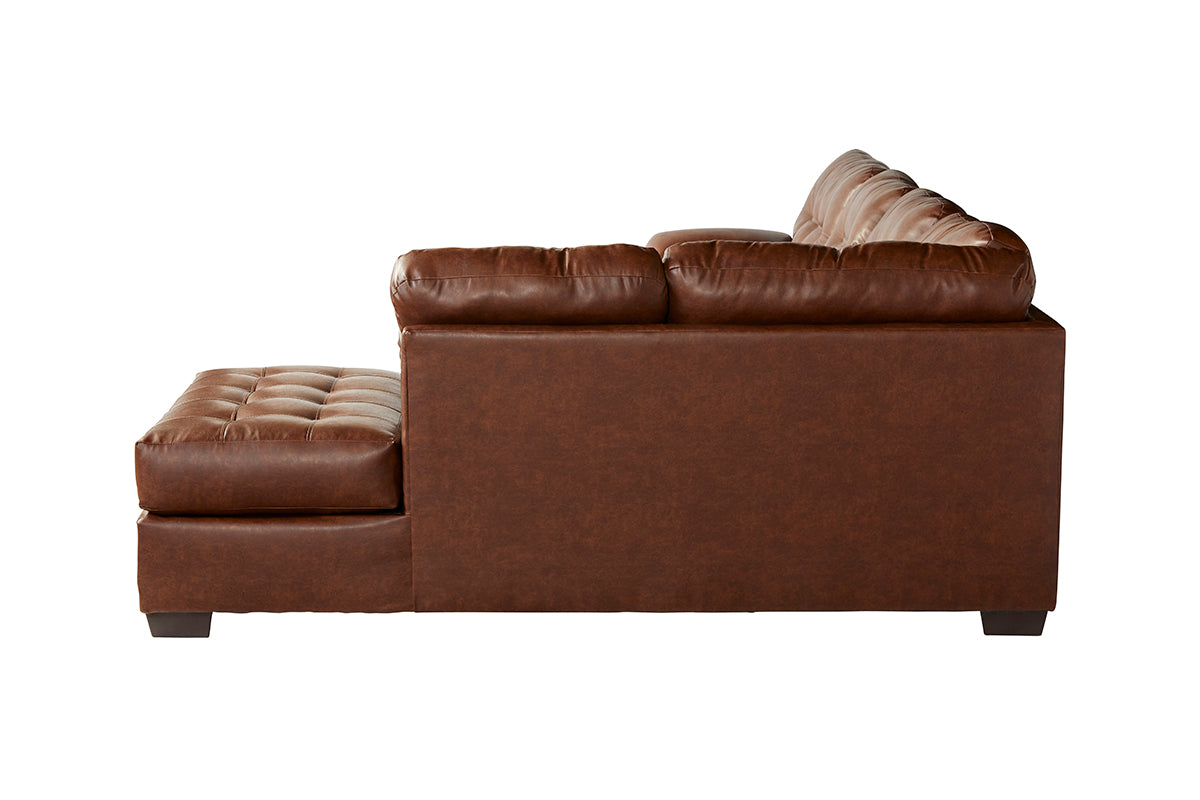 San Marino Hazelnut Sectional Sofa