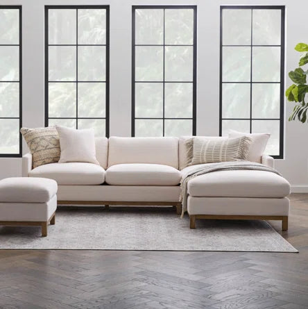 Marlow Sectional Sofa RAF or LAF, cream or gray