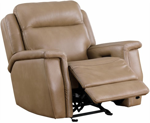Fischer Power Glider Recliner - Saddle Leather P2