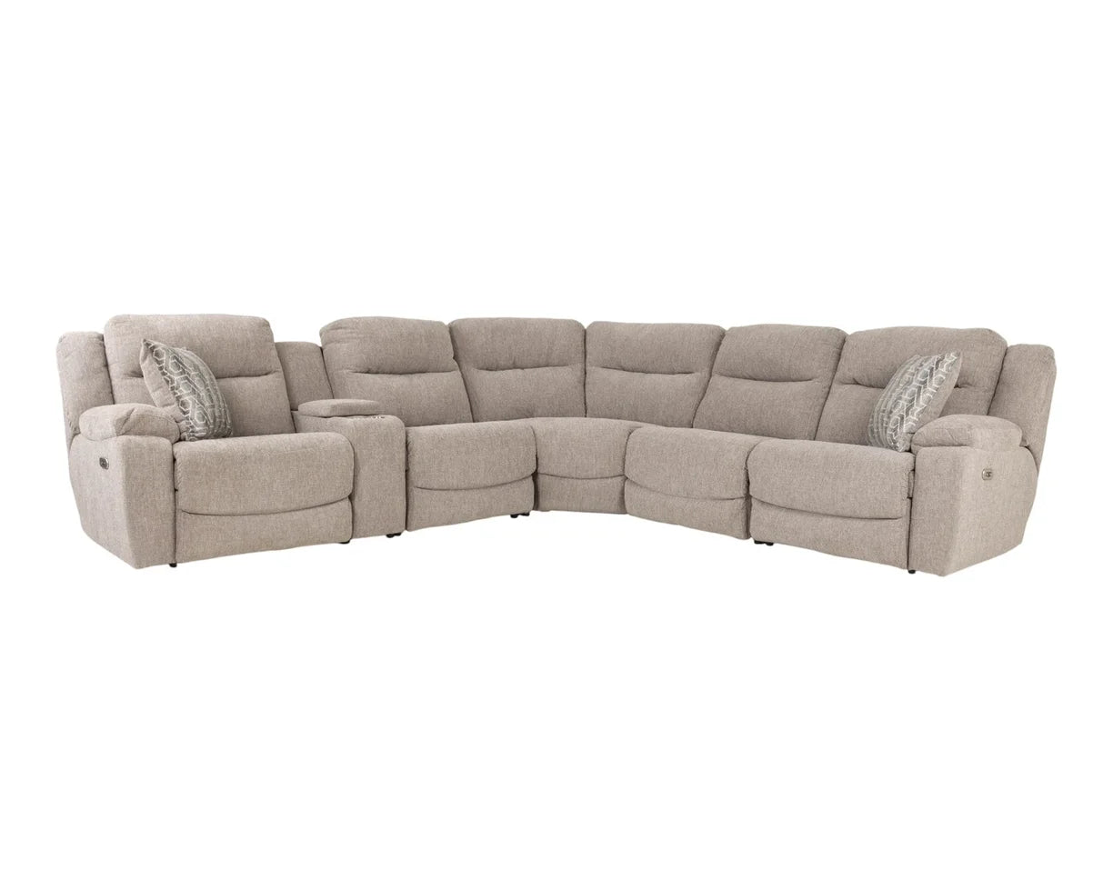 Cleveland Reclining Sectional with Adjustable Headrest