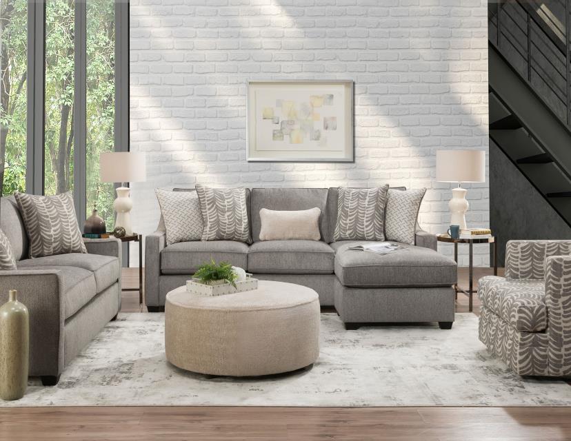 Charles Granite Chaise Sofa