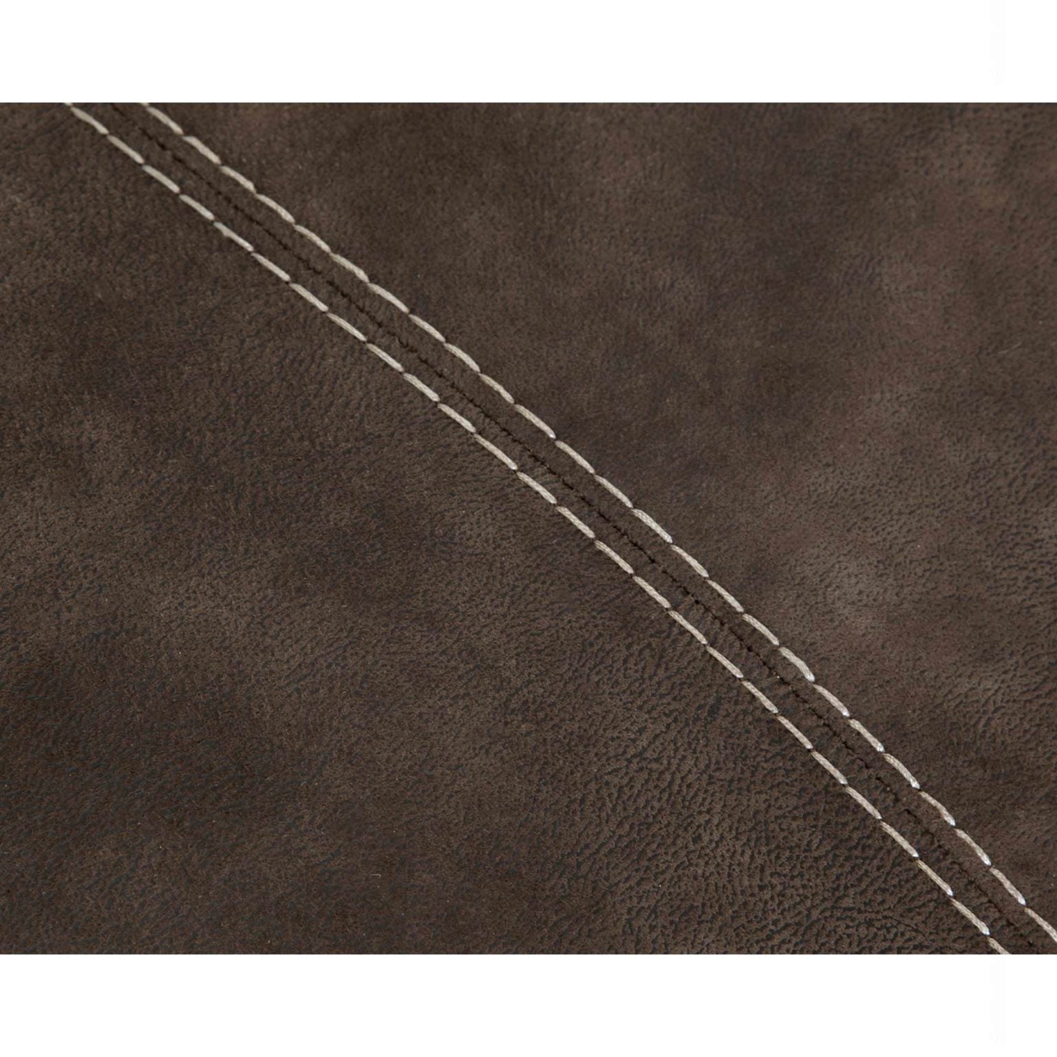 Teagan Sectional Sofa - Brown Microfiber