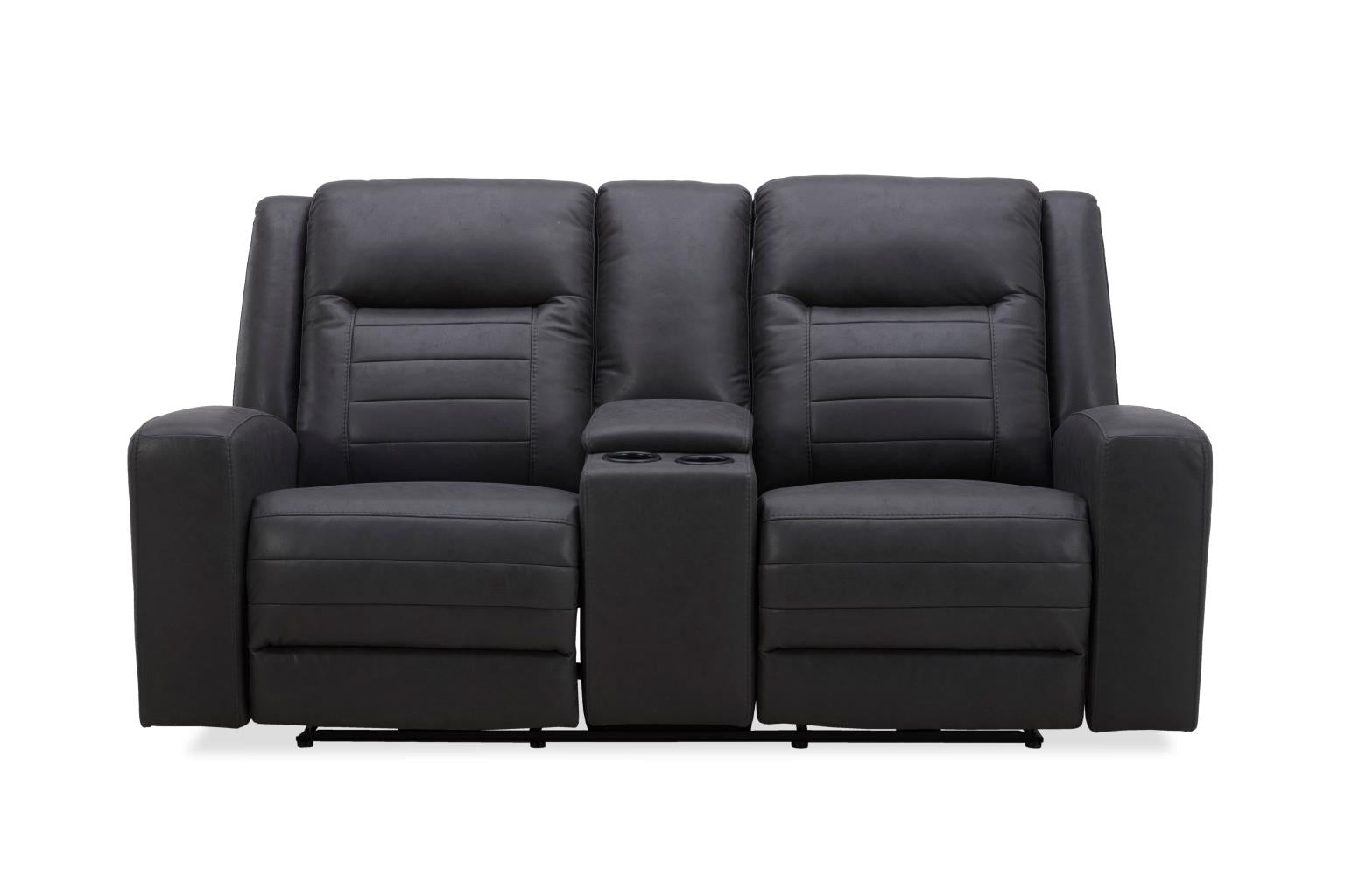 Tahoe Charcoal Power Reclining Sofa and Loveseat