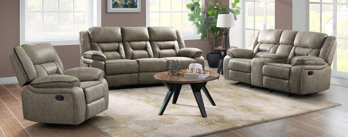 Ranger Manual Reclining Sofa and Loveseat Set