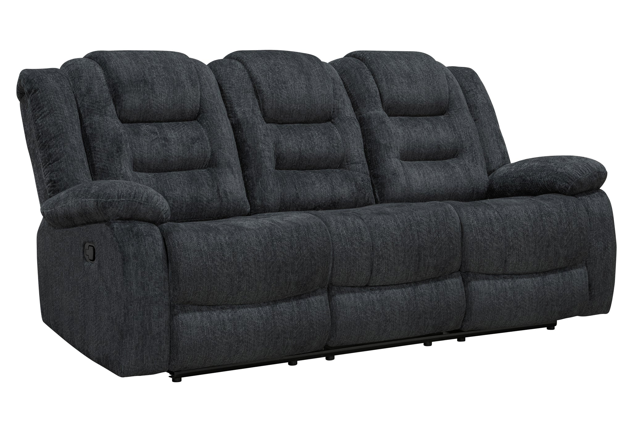 Bolton Manual Dual Reclining Sofa - Misty Storm