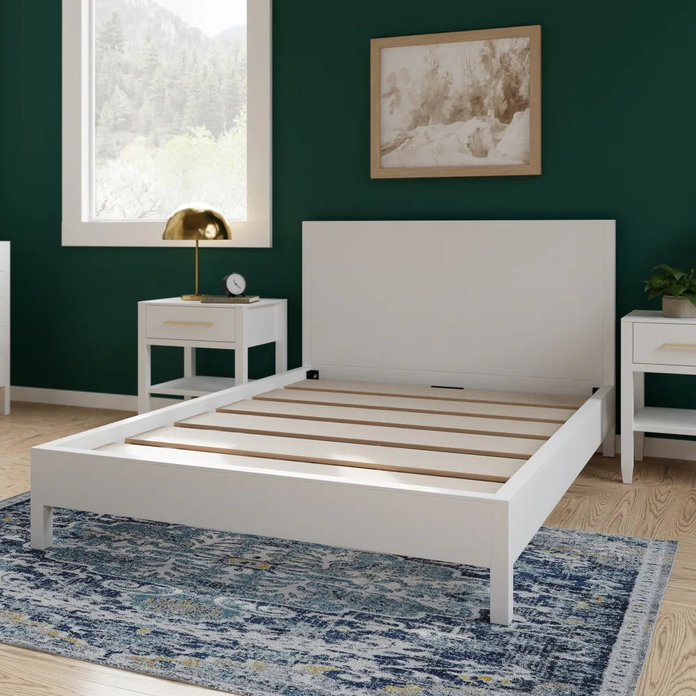 Salt Flat Acacia Wood Platform Bed