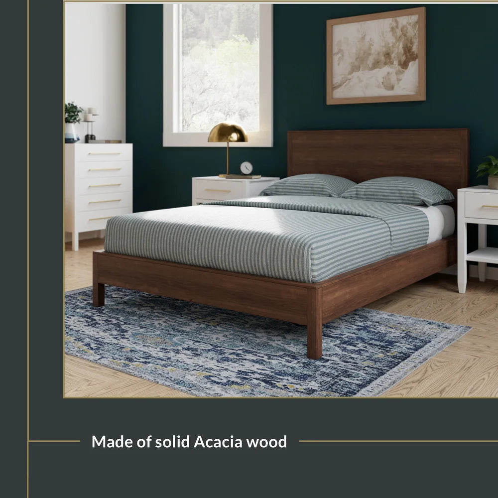 Salt Flat Acacia Wood Platform Bed