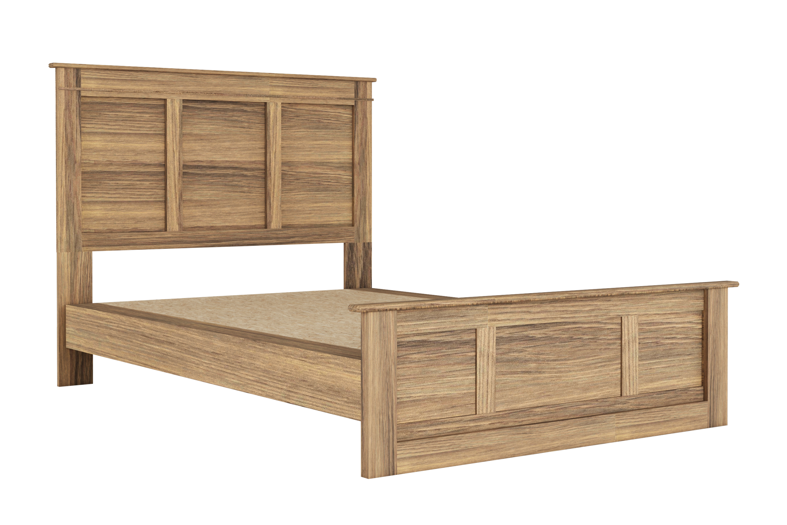 Panel Bed, Queen / King