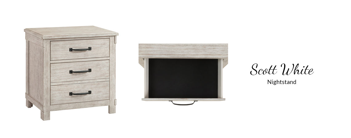 Scott Chocolate / White 4-Piece Bedroom Set
