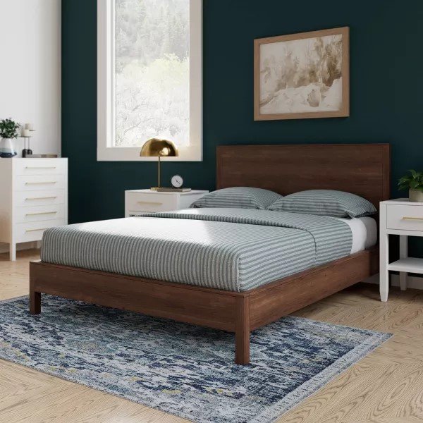 Salt Flat Acacia Wood Platform Bed