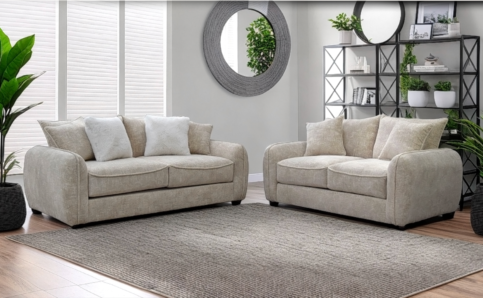 Lucas Sofa and Loveseat Set