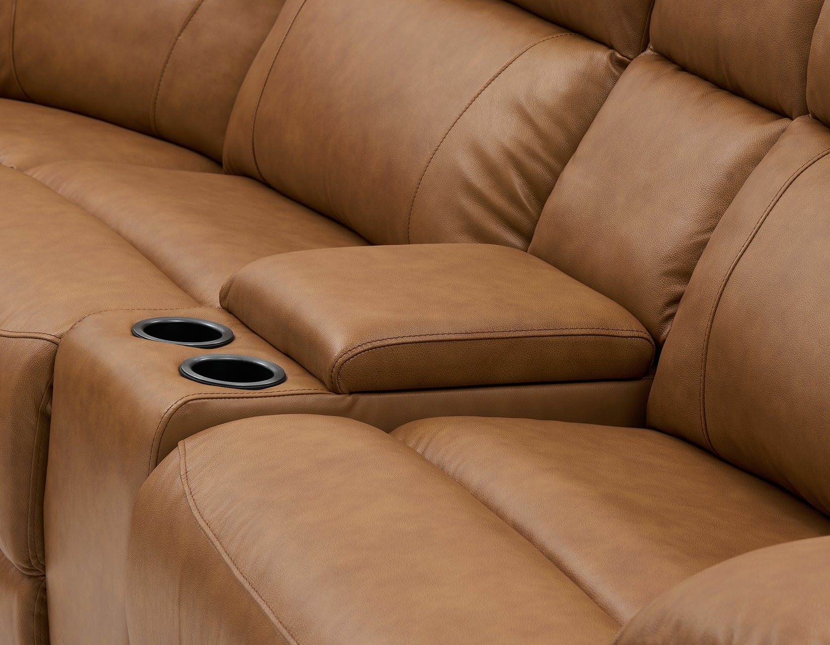 Gatlin Dual Power 6-Piece Modular Reclining Sectional, Leather