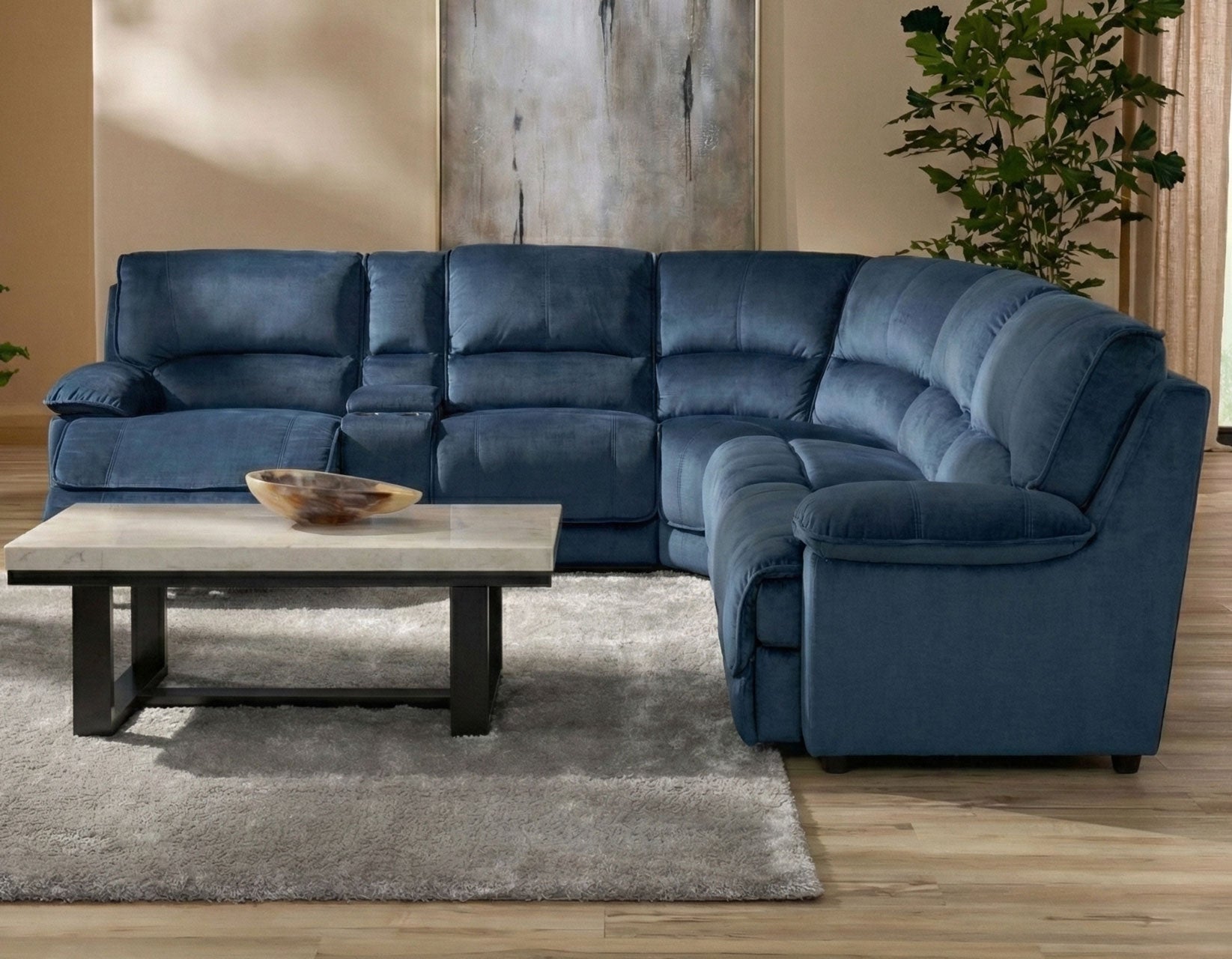 Olsen 6-Piece Modular Dual Power Reclining Sectional, Zero-Gravity