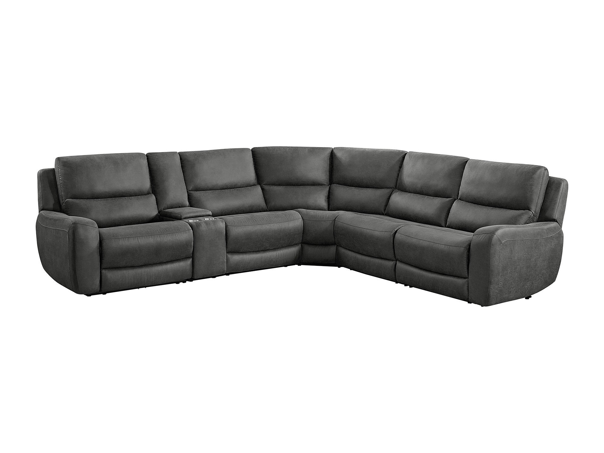 Saber 6pc Modular Power Reclining Sectional Sofa