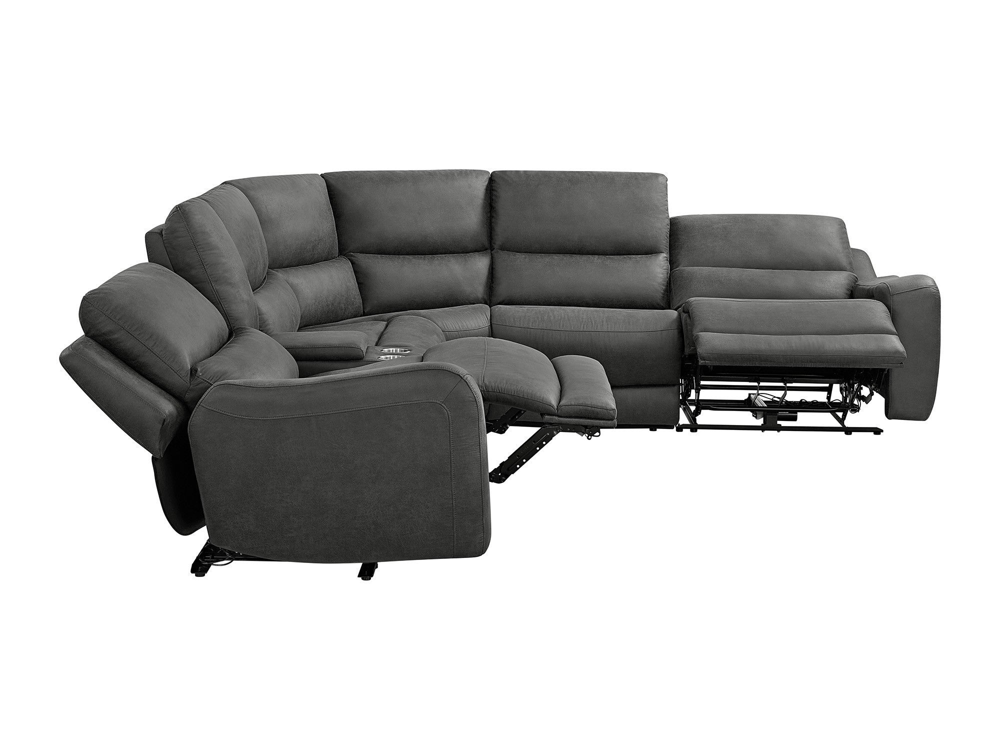 Saber 6pc Modular Power Reclining Sectional Sofa