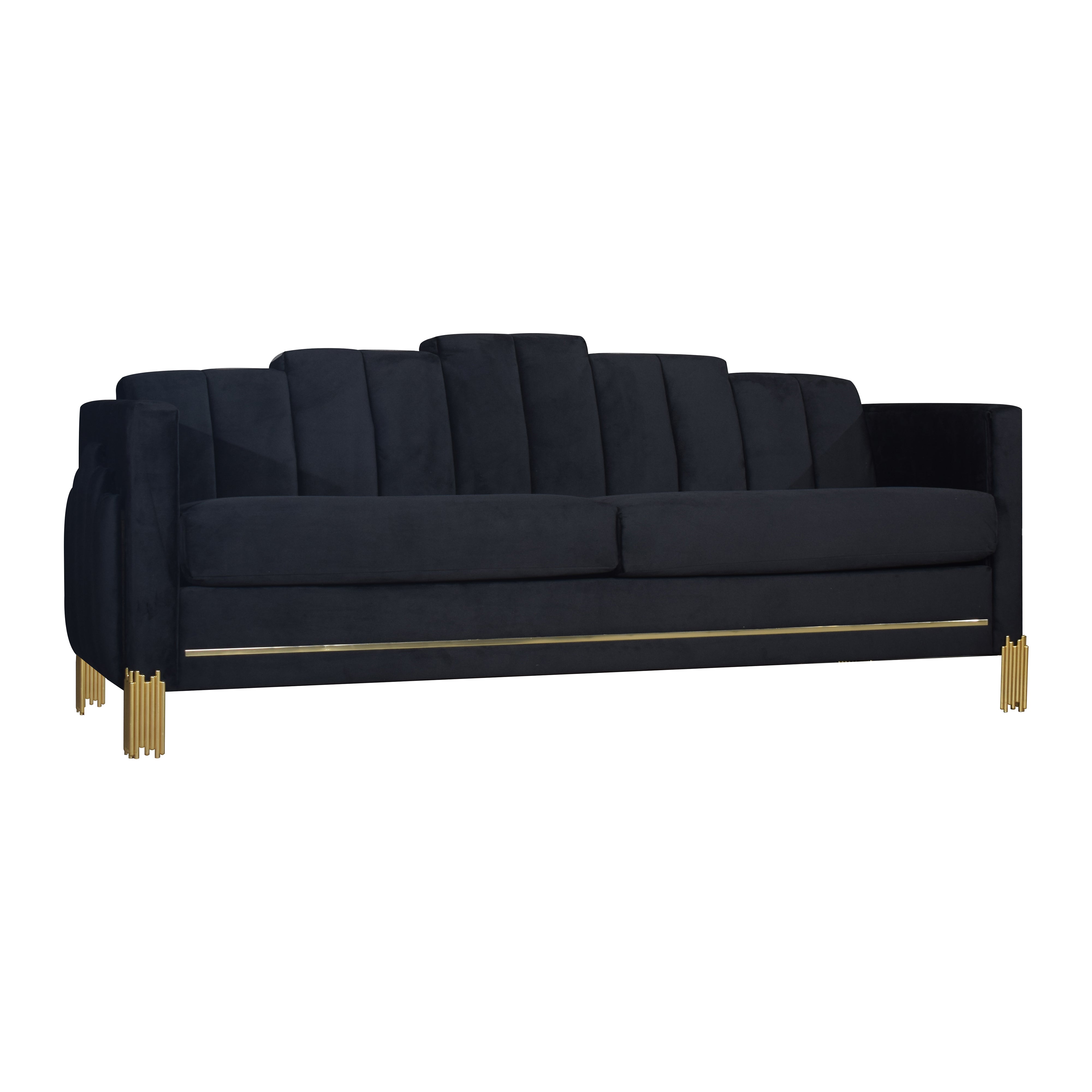 Empire Sofa and Loveseat Set with LED Lights