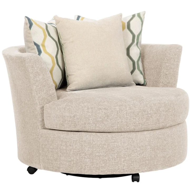 Tampa Cream Swivel Chair