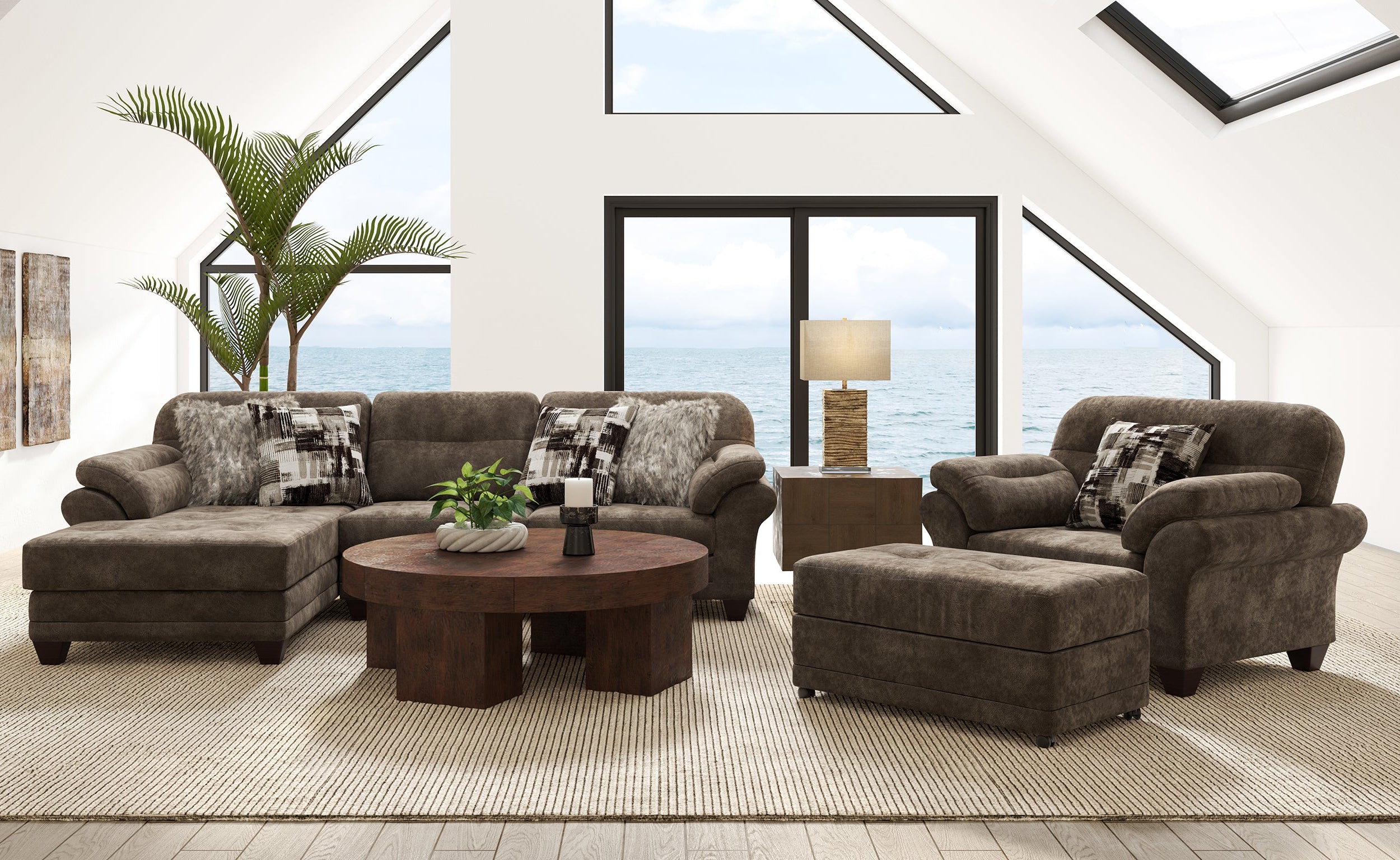 Wonderland Cola 2 Piece LAF Sectional