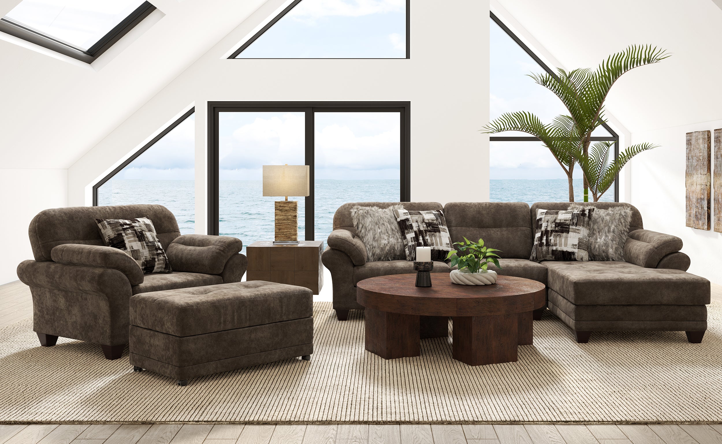Wonderland Cola 2 Piece RAF Sectional
