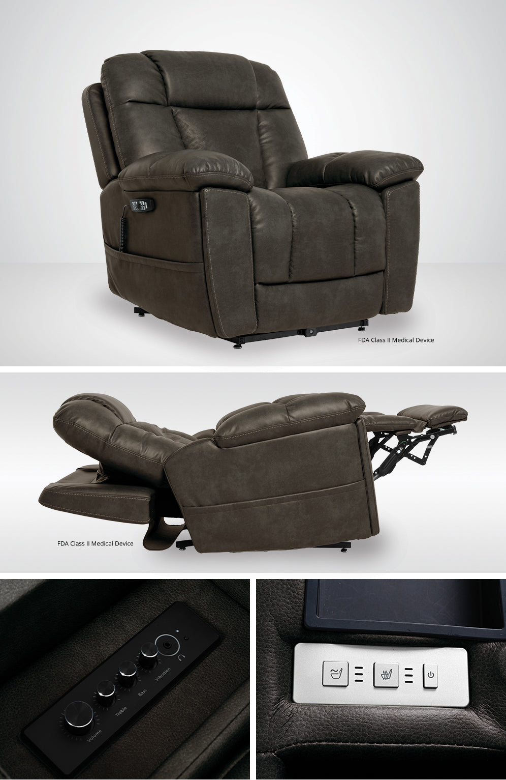 iNFI Immerse MM-8945 Lift Chair, Polyester