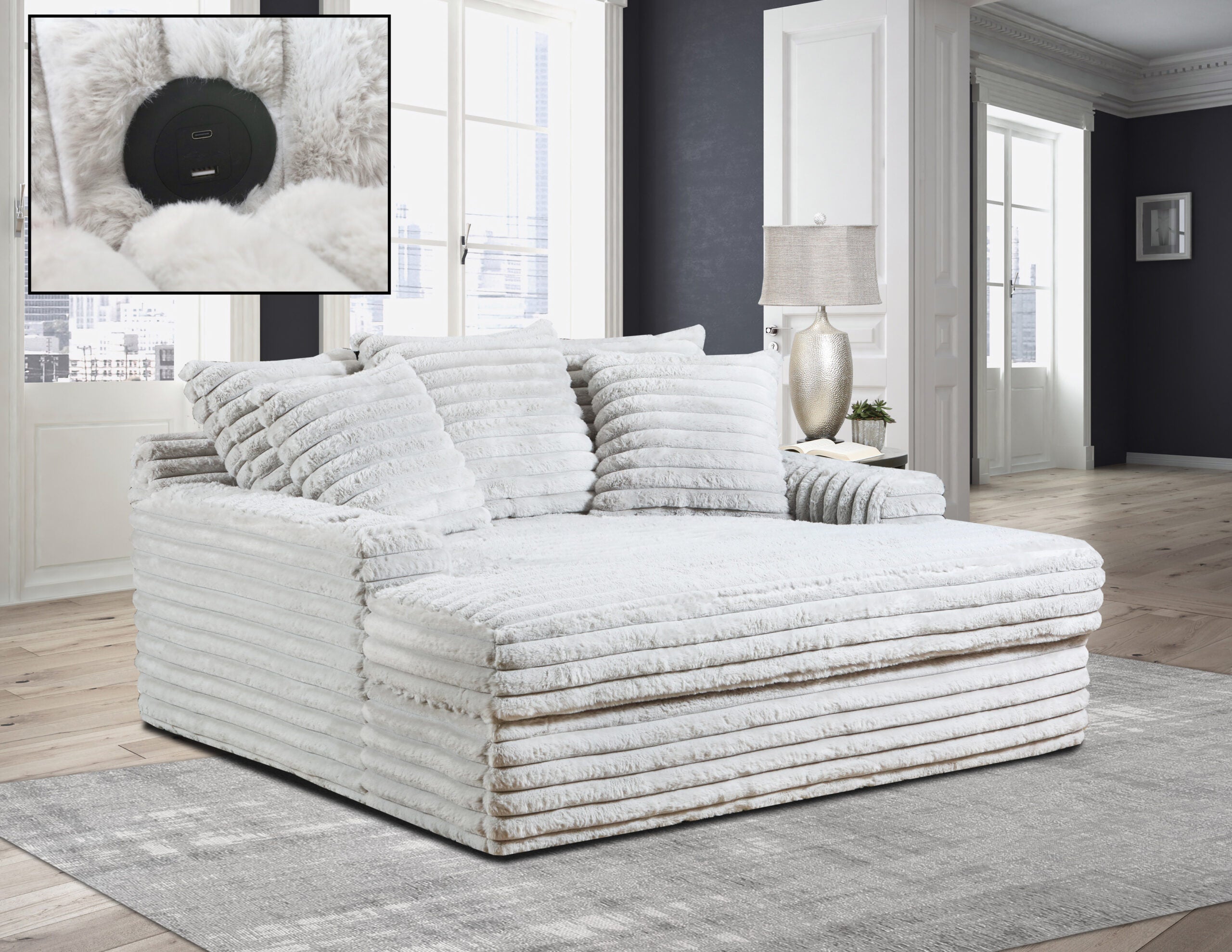 Jenna Mega Chaise Lounge