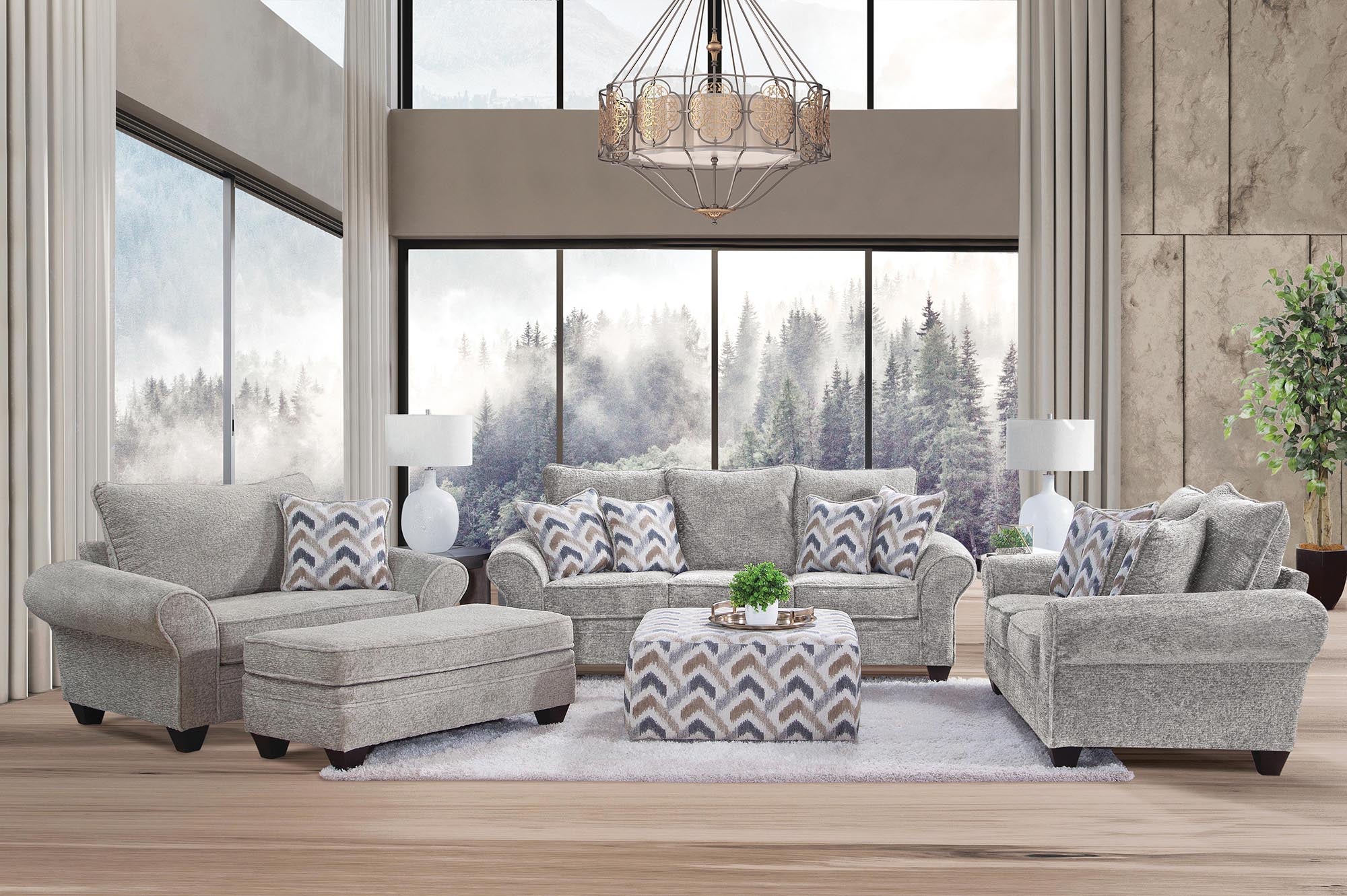 Arlington Beige Sofa and Loveseat set