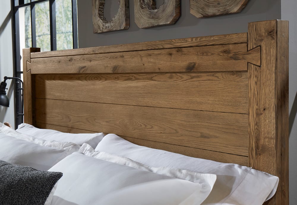 Dovetail Poster Bed With 6x6 Footboard - Natural