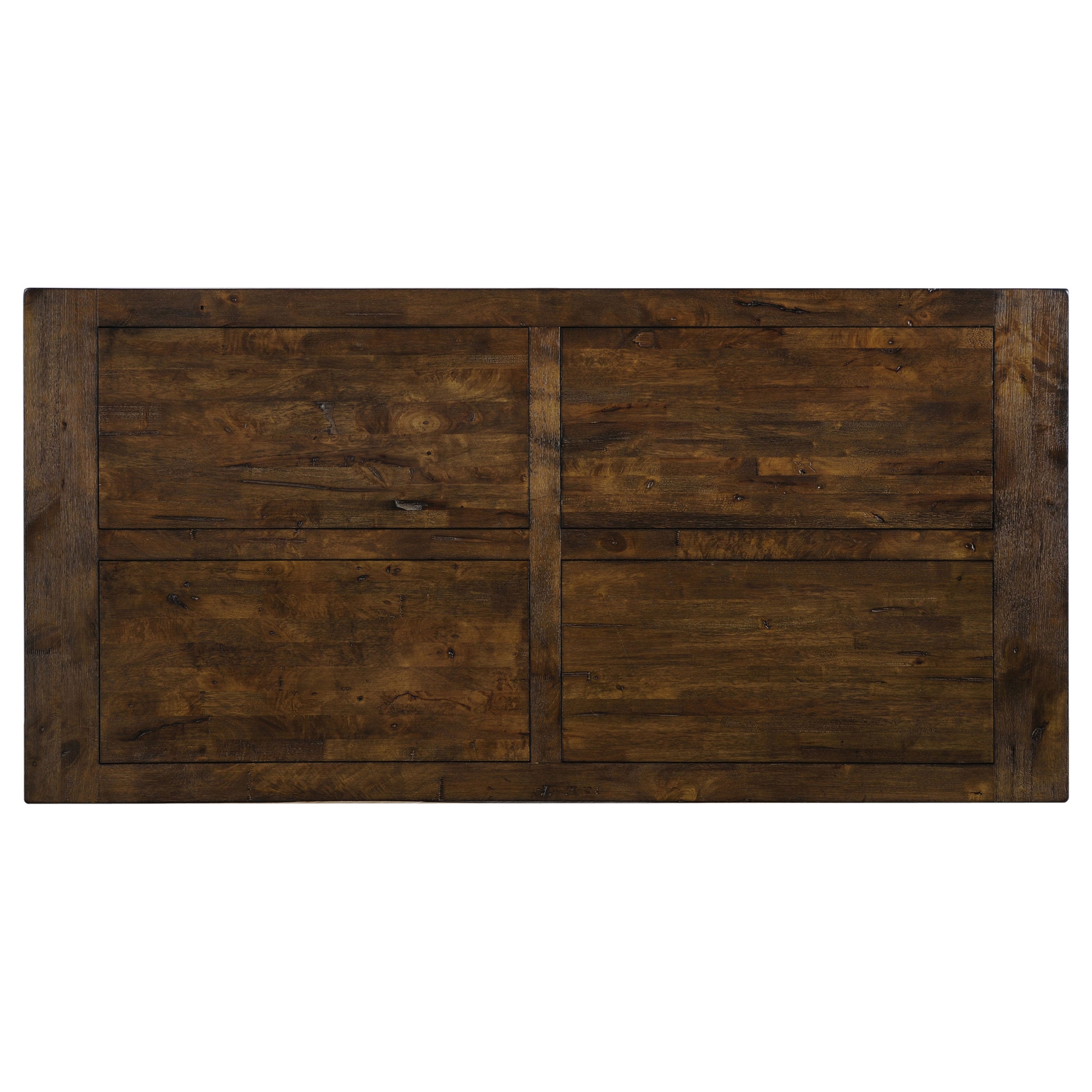 Coleman Rectangular Dining Set Rustic Golden Brown