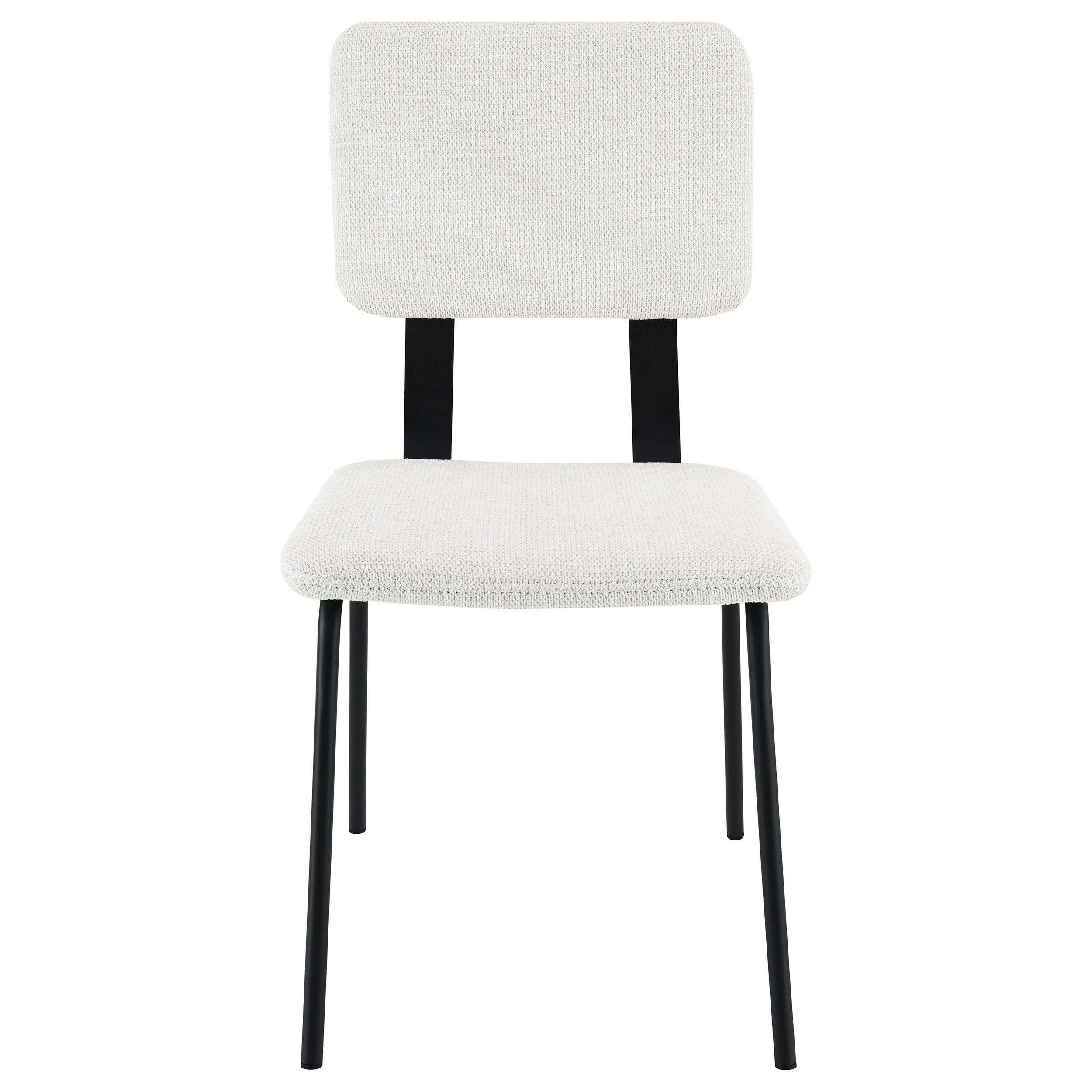 Calla Fabric Upholstered Dining Side Chair Grey (Set of 2)