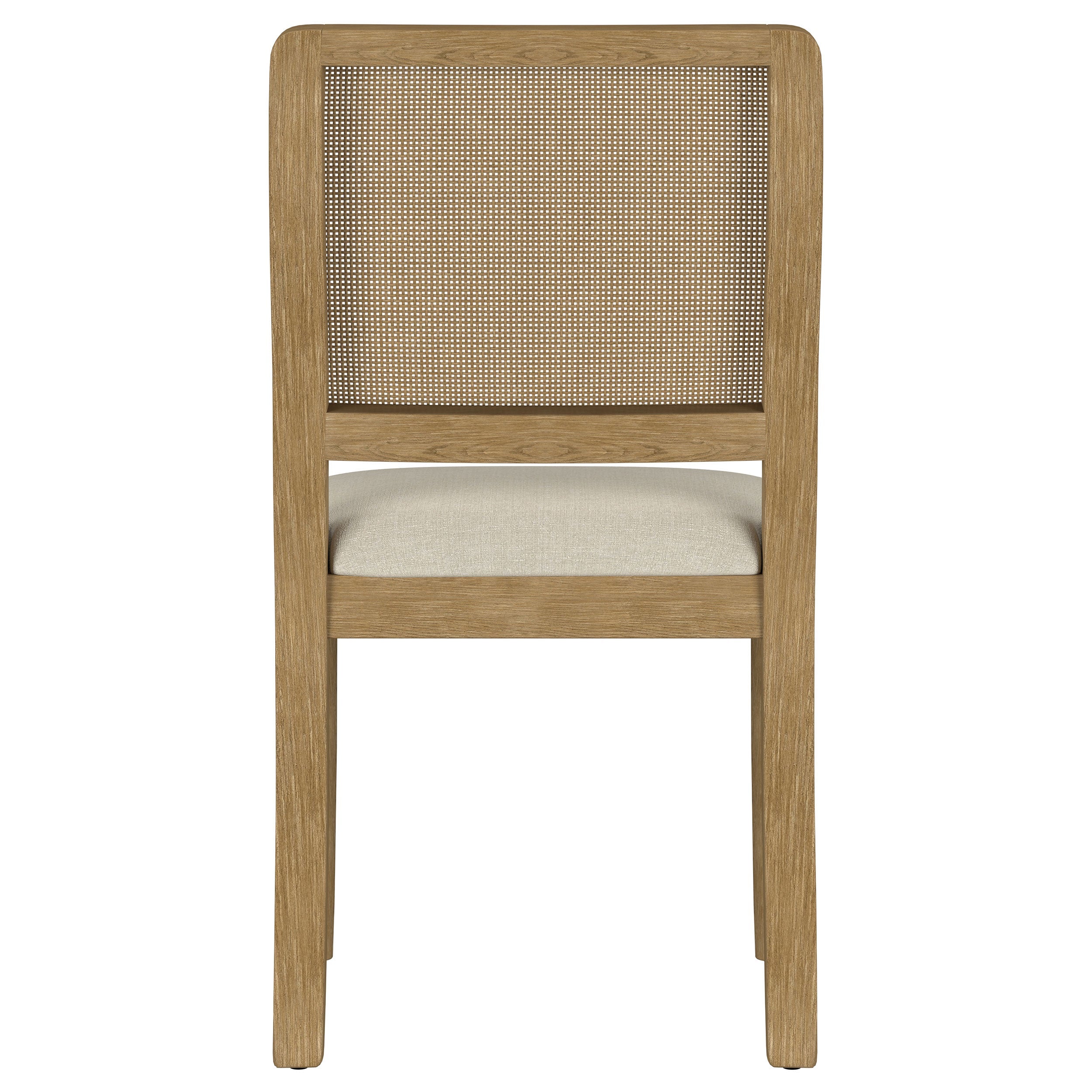 Arini Rattan Cane Dining Side Chair Black (Set of 2)