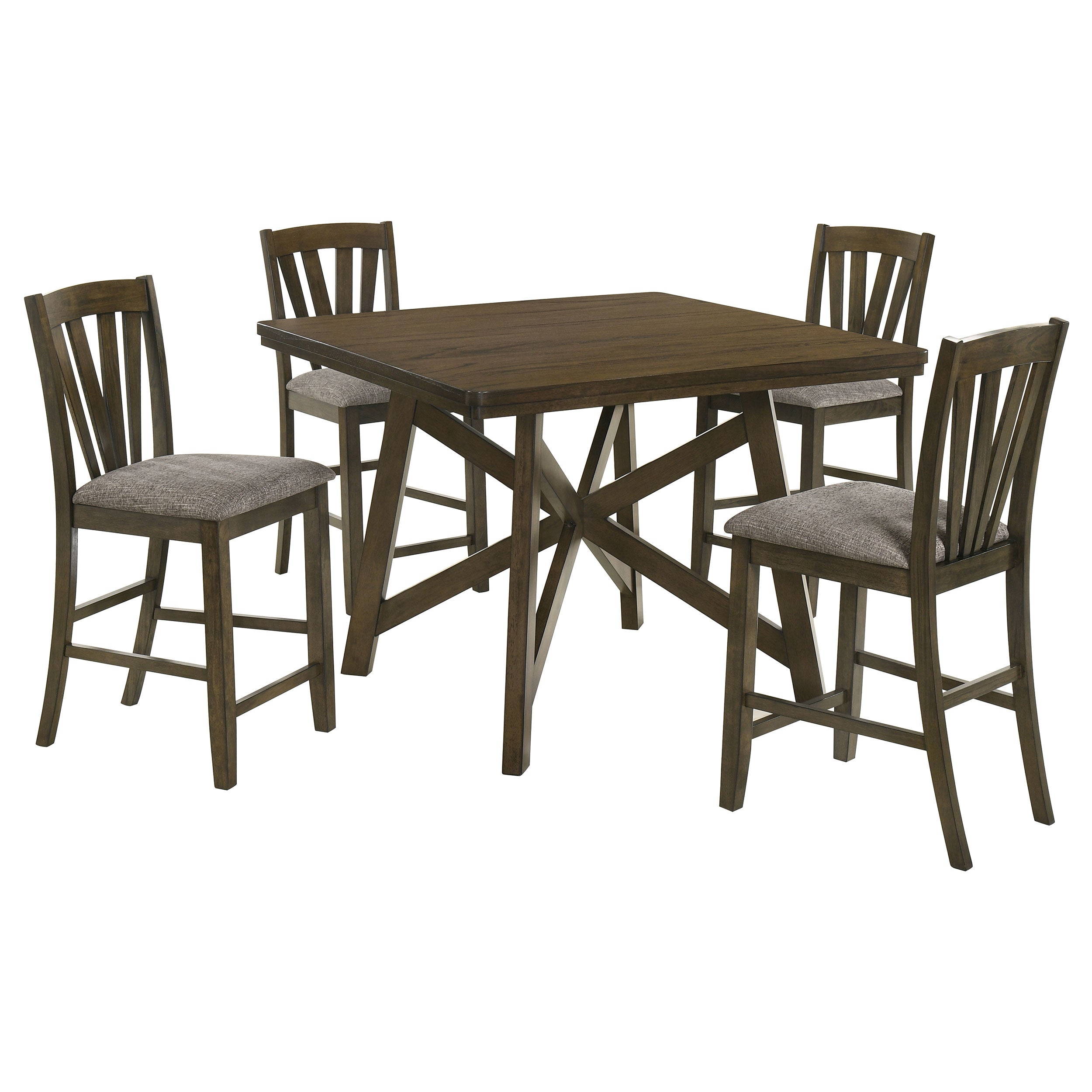 Canfield  47-inch Counter Height Dining Set Brown