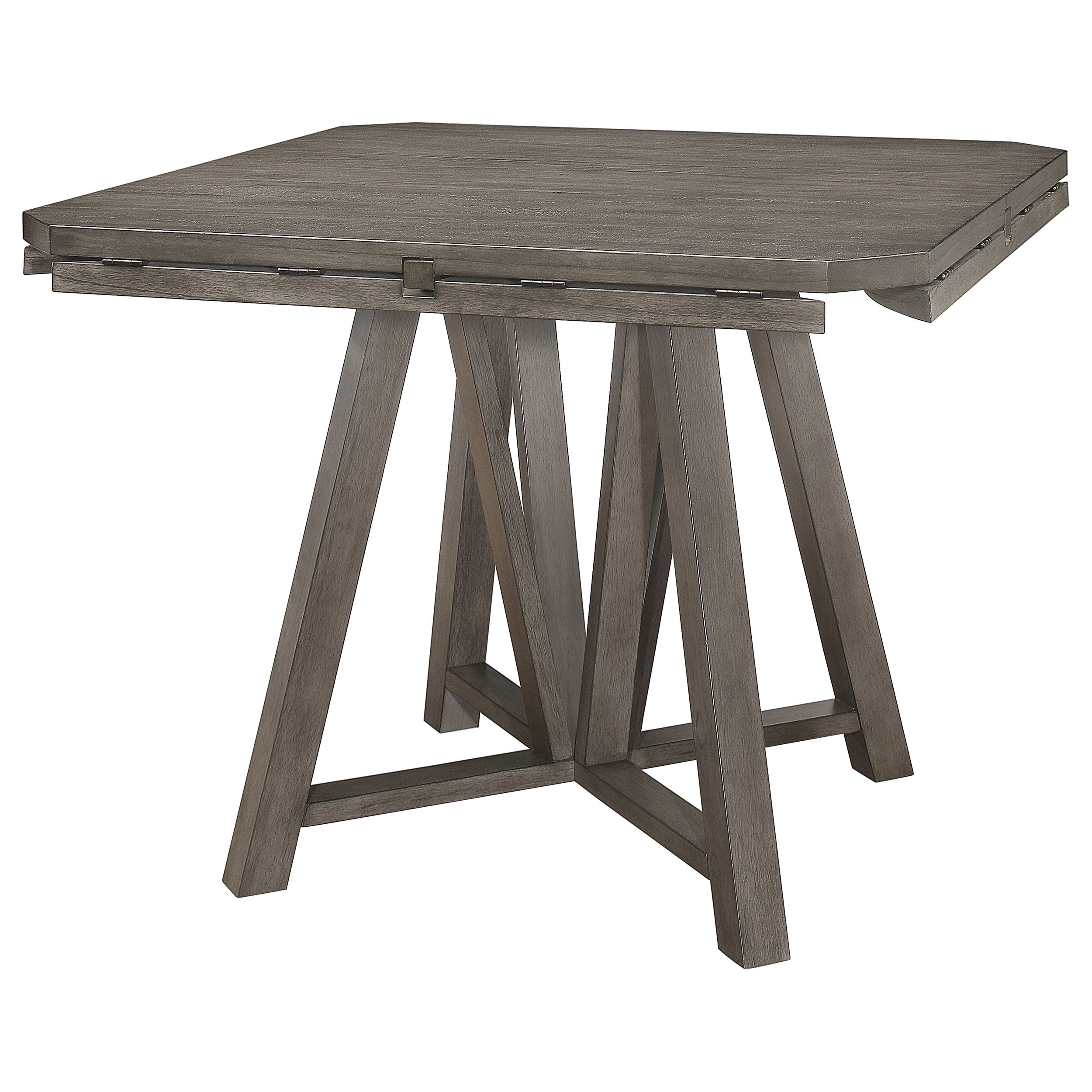 Athens  Drop Leaf Counter Height Dining Set Barn Grey