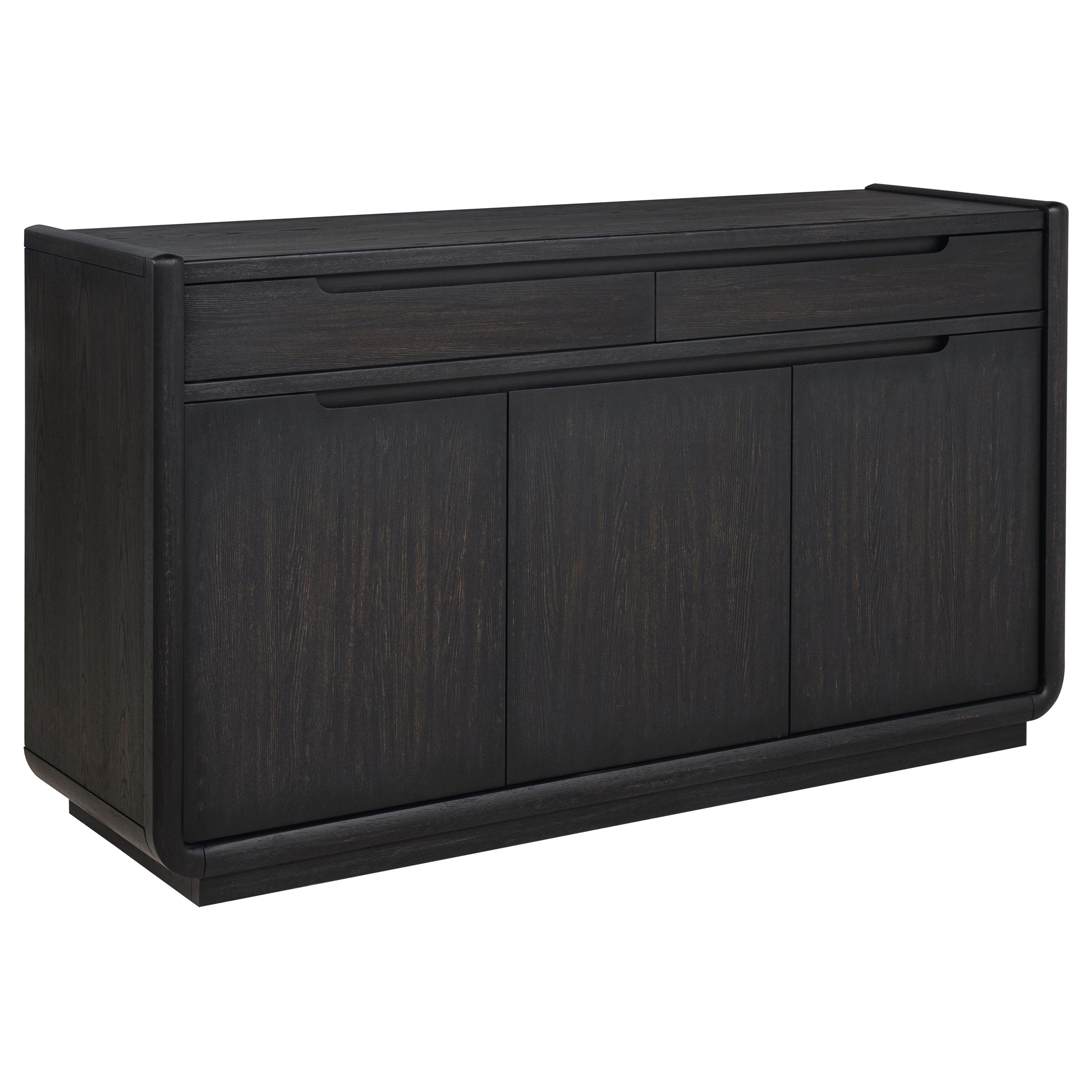 Leandro 2-drawer Dining Sideboard Server Burnished Black