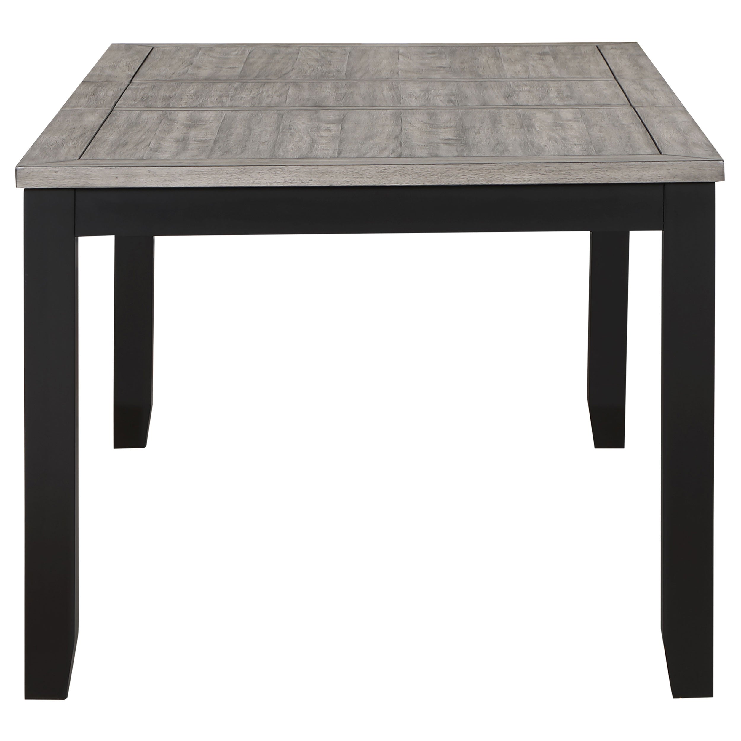 Elodie  Rectangular Extension Leaf Dining Set Black