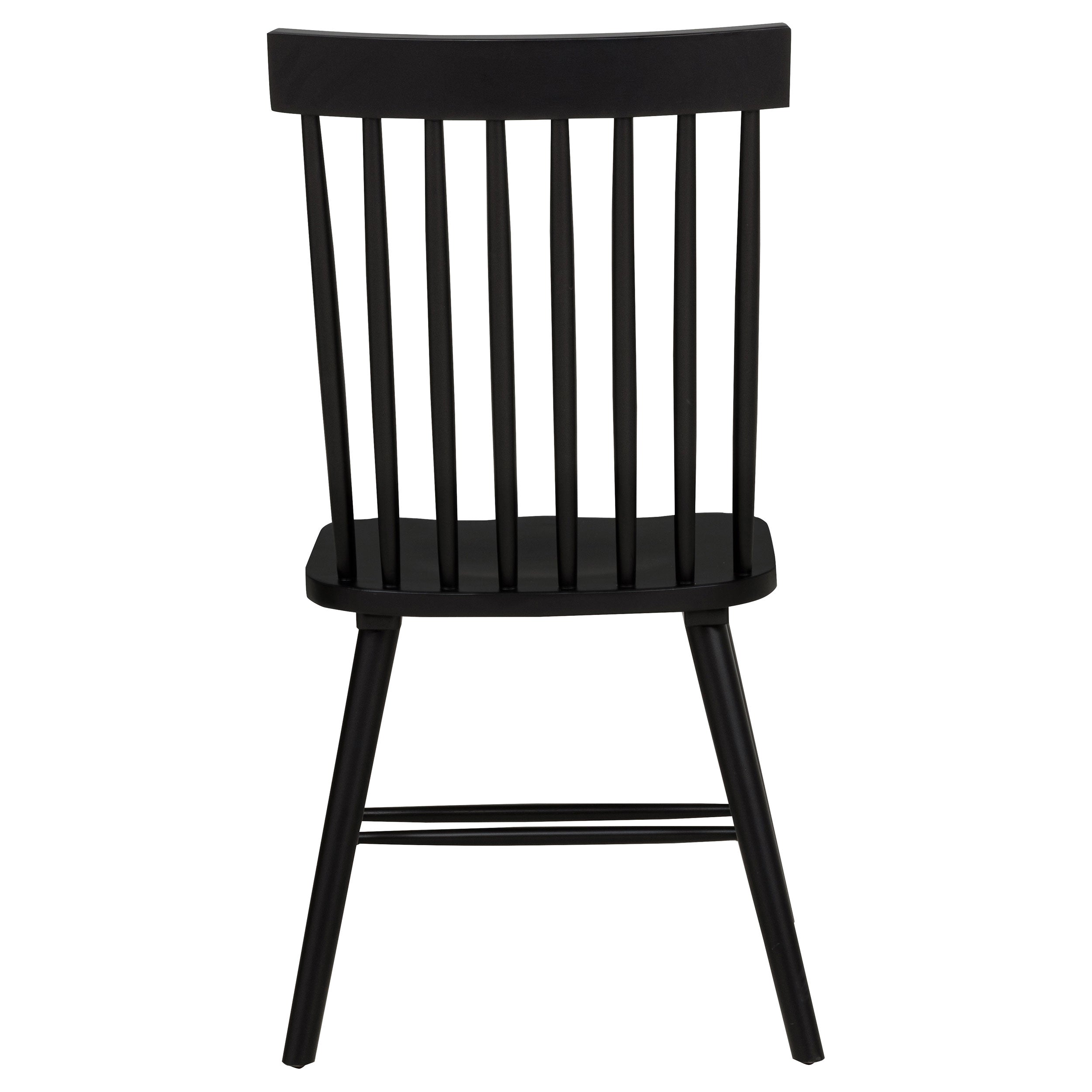 Andrews Windsor Spindle  Dining Side Chair White (Set of 2)