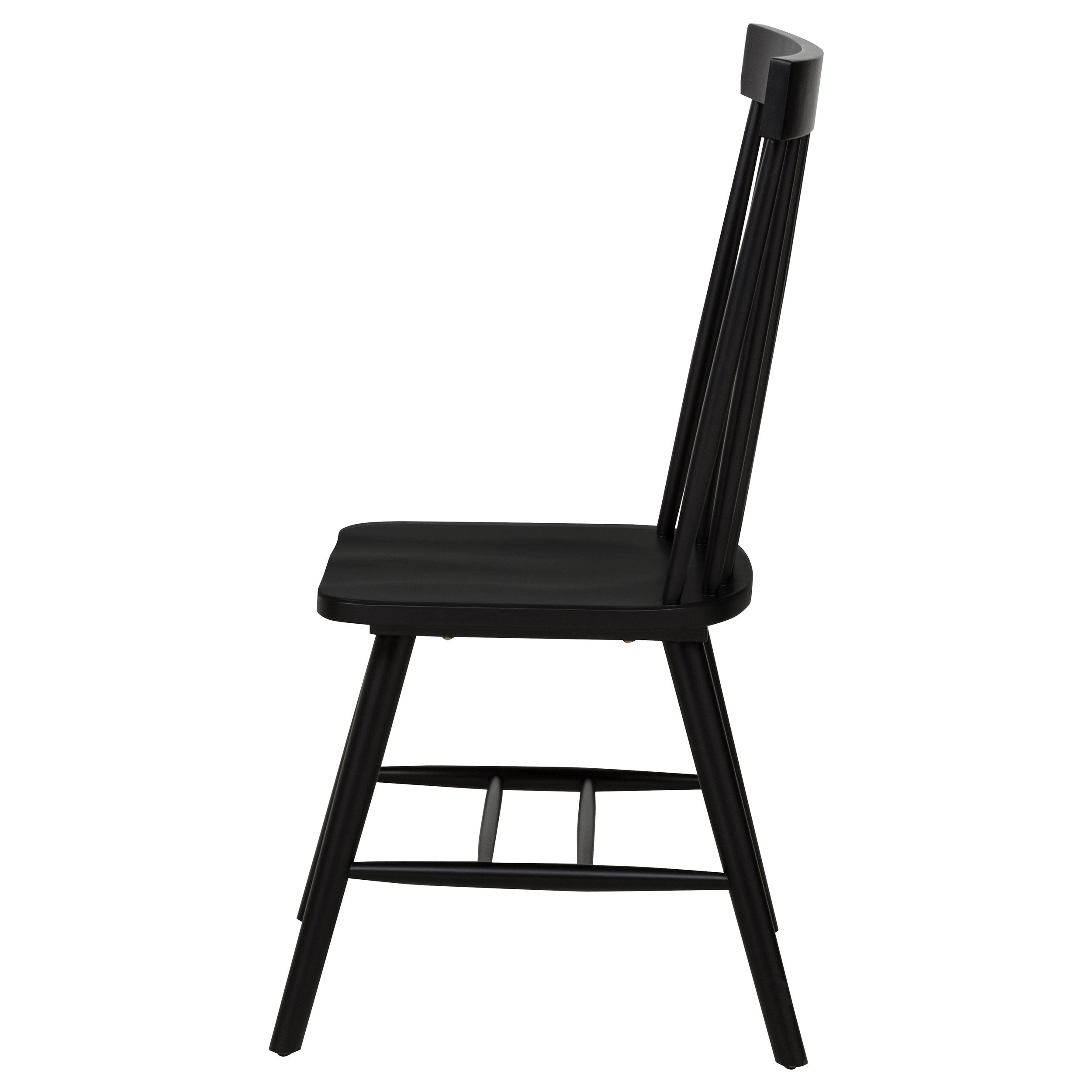 Andrews Windsor Spindle  Dining Side Chair White (Set of 2)
