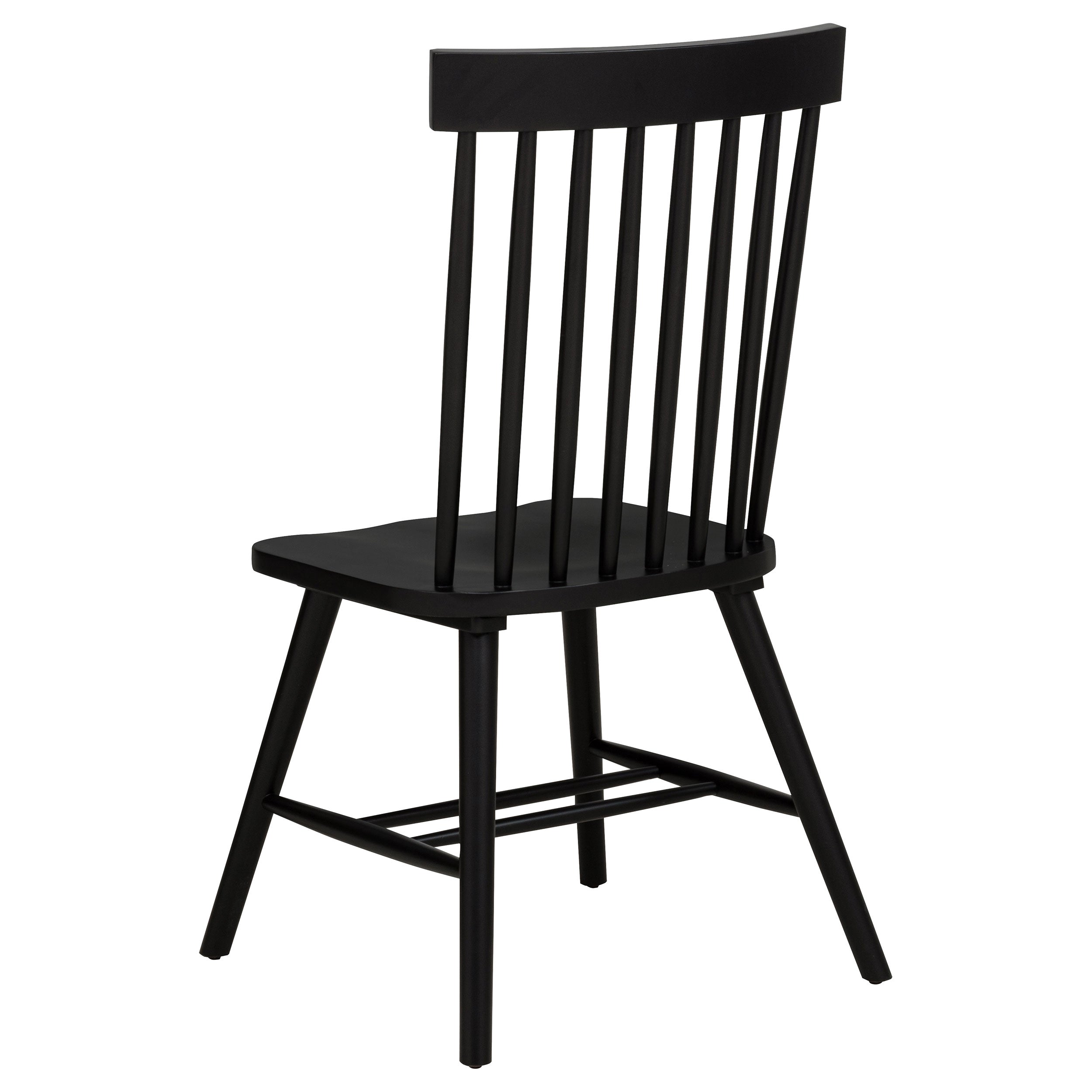 Andrews Windsor Spindle  Dining Side Chair White (Set of 2)