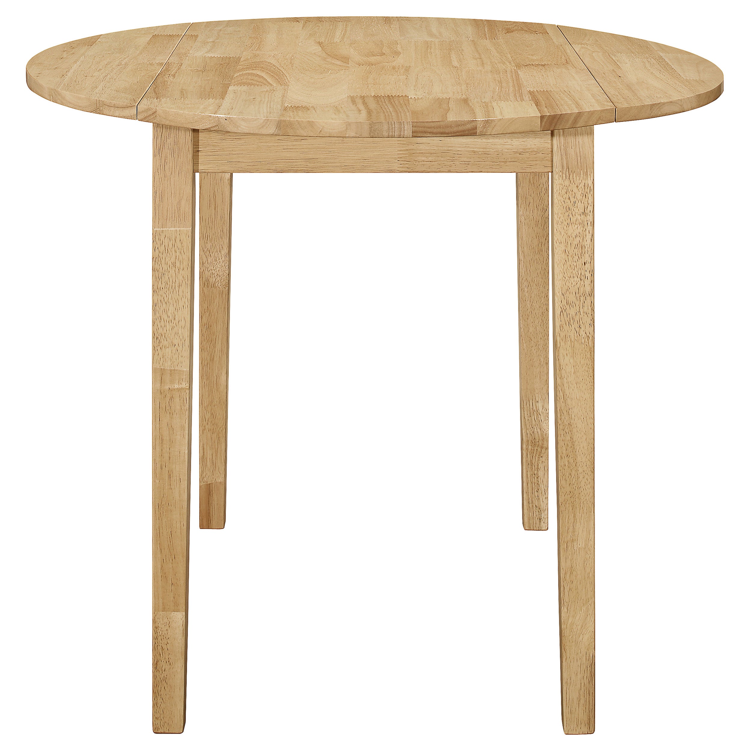 Bucknell  Round Drop Leaf Dining Table Set Cappuccino